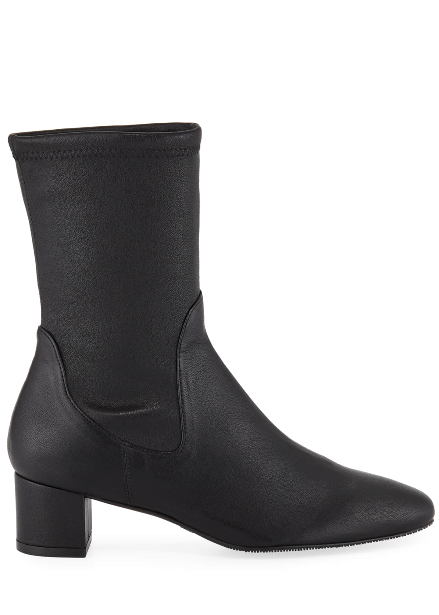 stuart weitzman ernestine leather bootie