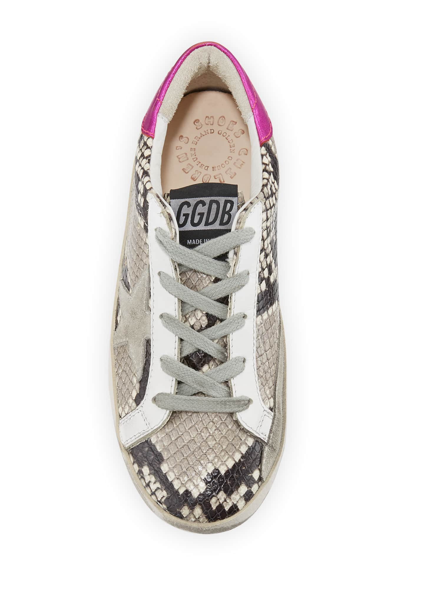 golden goose snakeskin sneakers