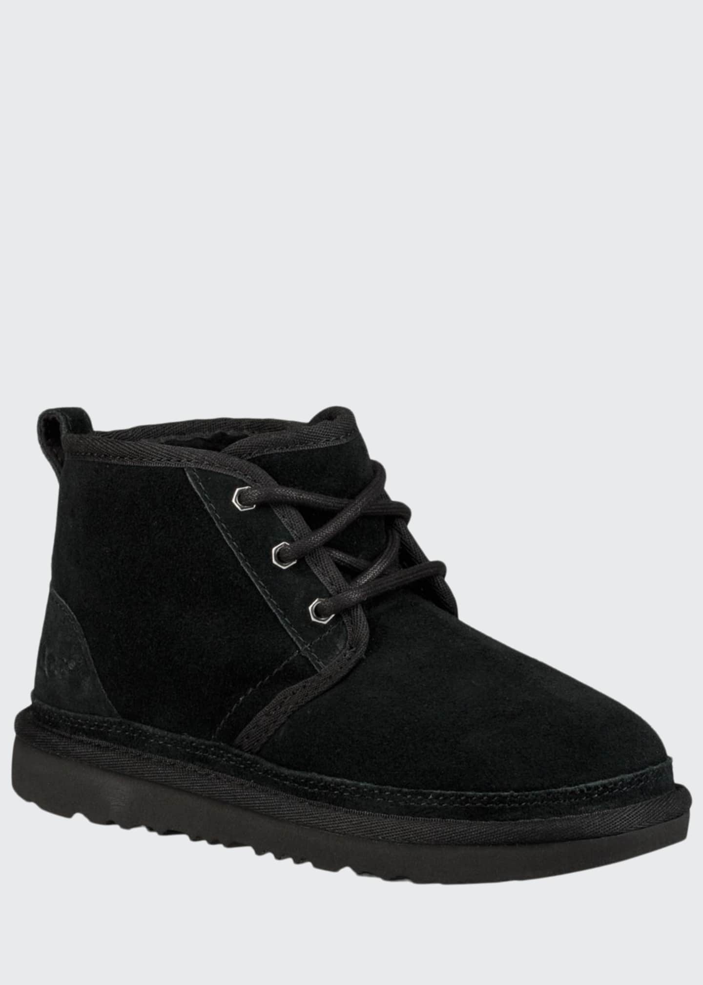 UGG Neumel Suede LaceUp Boots, Kids Bergdorf Goodman
