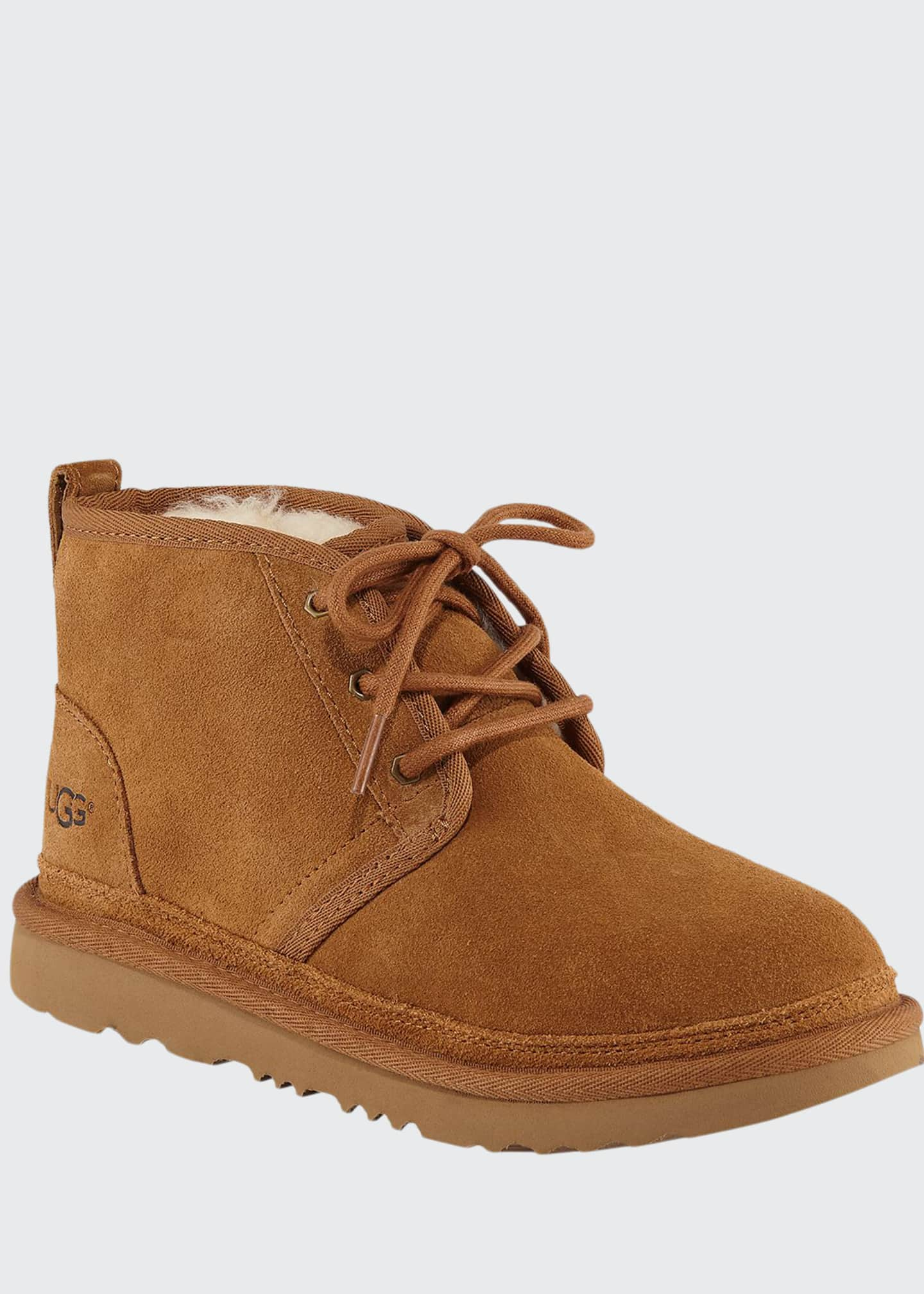 suede boots with laces