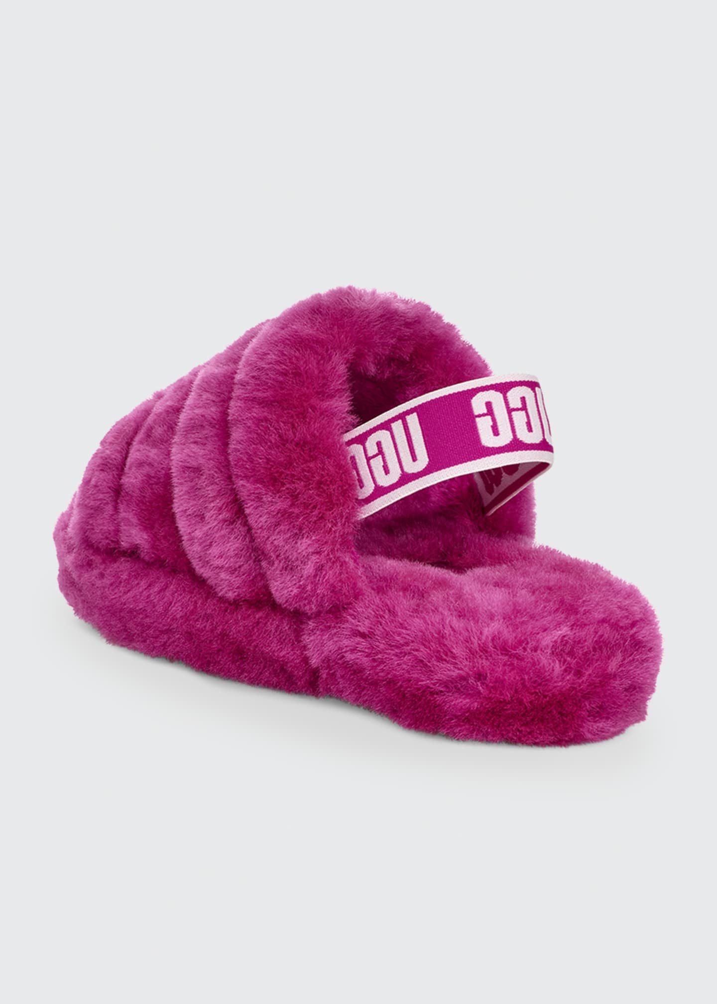 ugg slippers fluff yeah pink