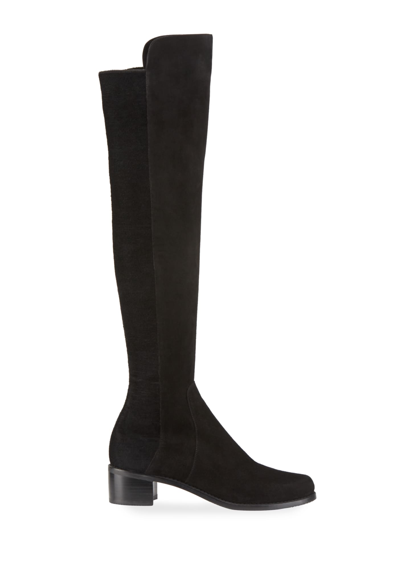 Stuart Weitzman Reserve Stretch-Suede Knee Boots - Bergdorf Goodman