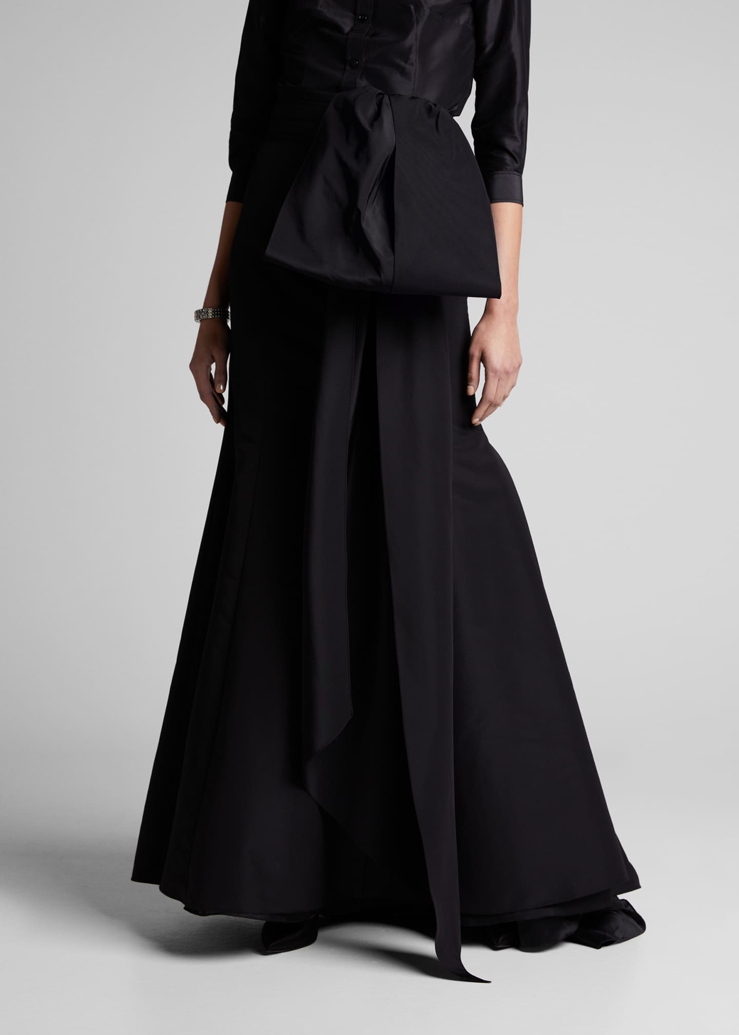 Carolina Herrera Icon Knotted Trumpet Skirt - Bergdorf Goodman