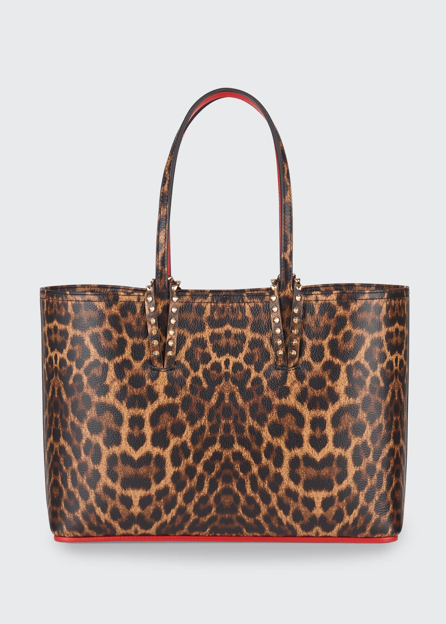 Christian Louboutin Cabata Small Leopard-Print Tote Bag - Bergdorf Goodman