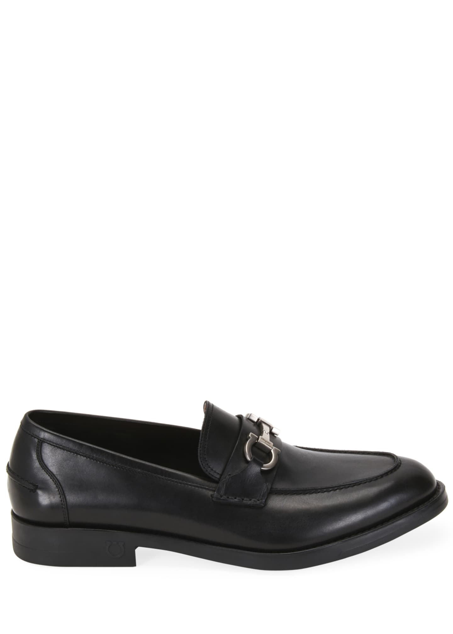 asten gancini bit leather loafers