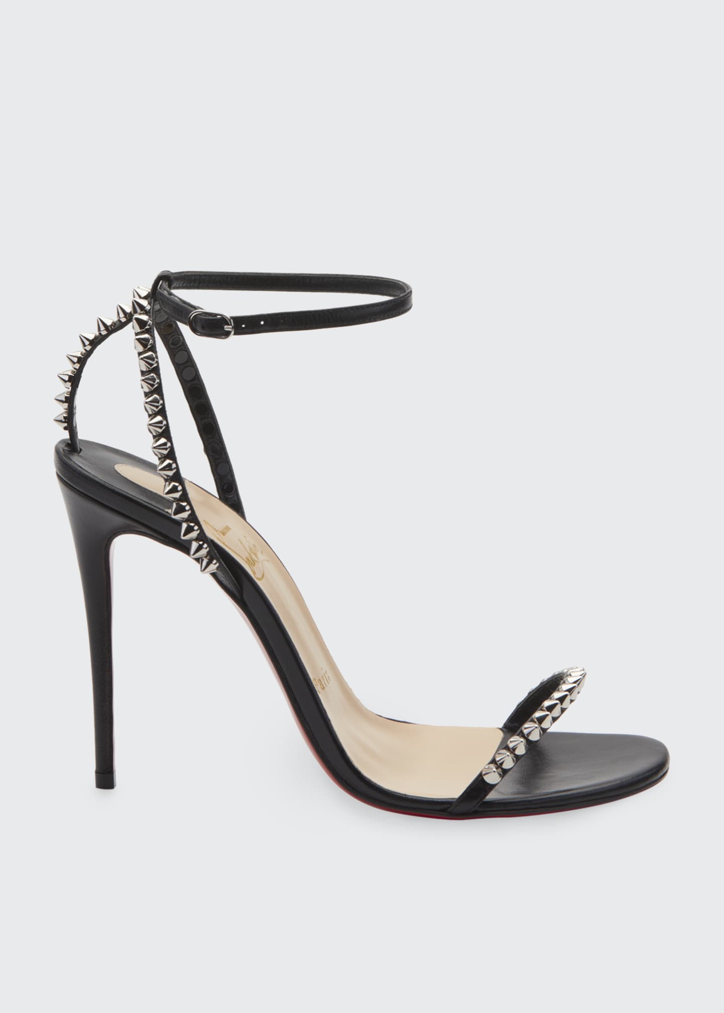 Christian Louboutin So Me Spike Red Sole Sandals - Bergdorf Goodman