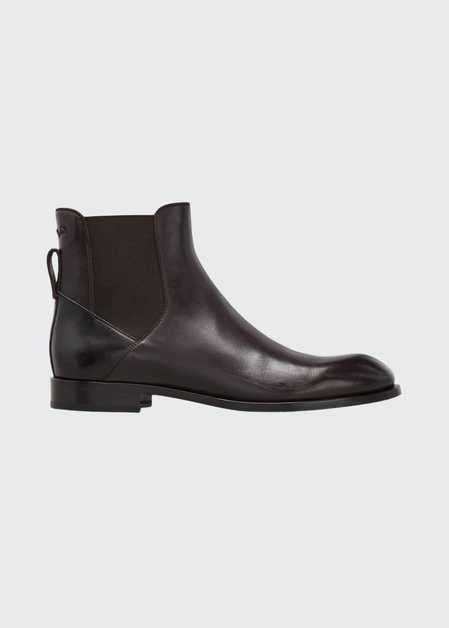 Ermenegildo Zegna Men's Leather Chelsea Boots - Bergdorf Goodman