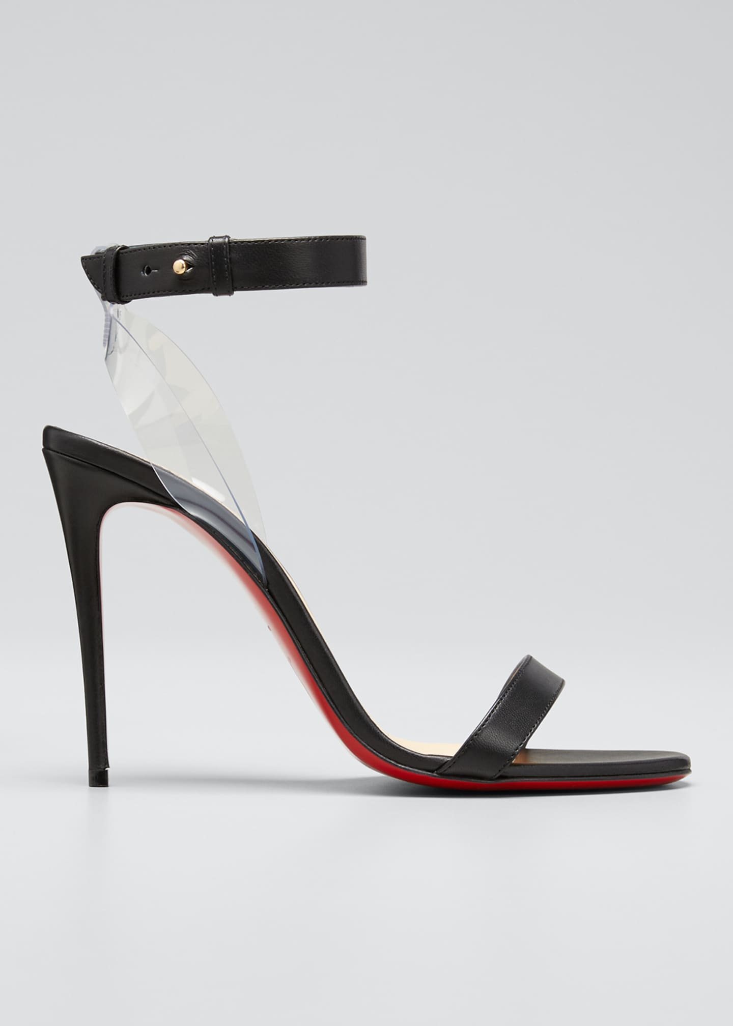 red sole sandals