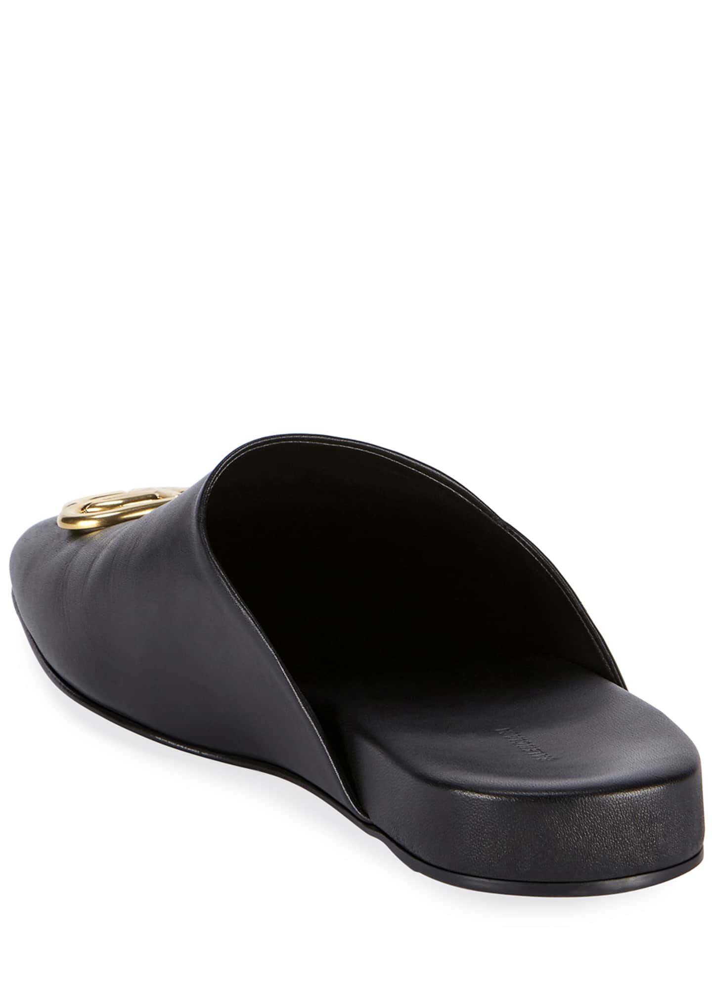 mens leather mule