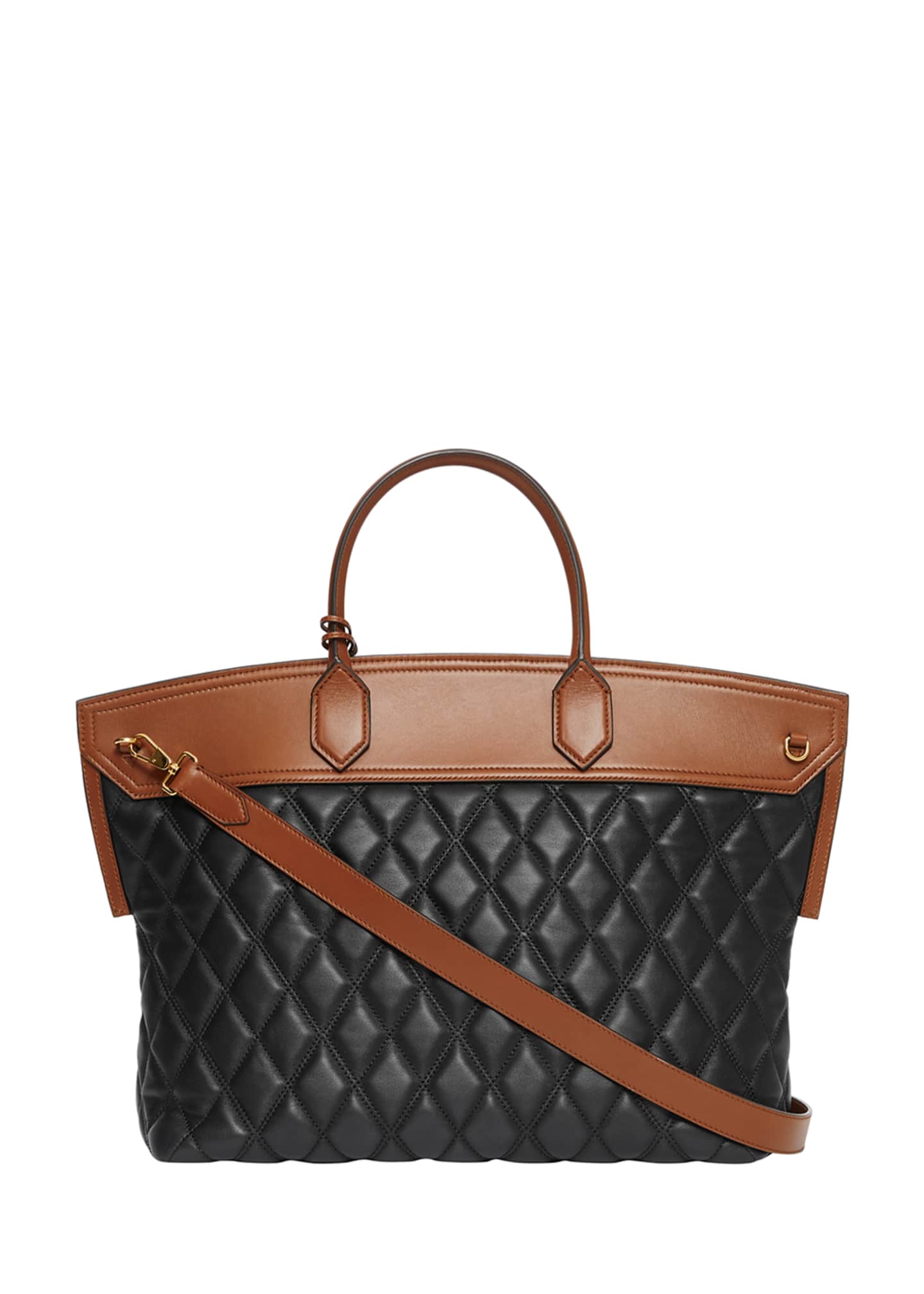 Burberry Argyle Quilted Leather Medium Top Handle Bag Bergdorf Goodman