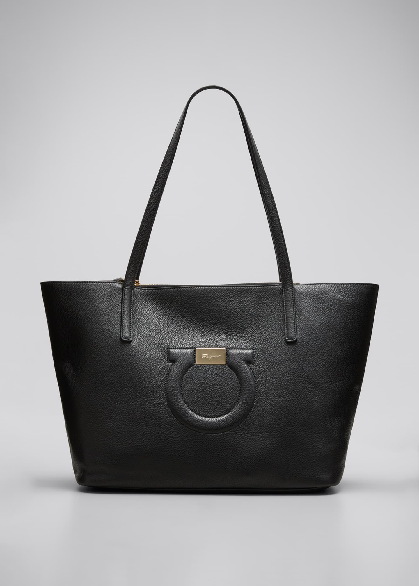 Salvatore Ferragamo City Medium Leather Shoulder Tote Bag - Bergdorf