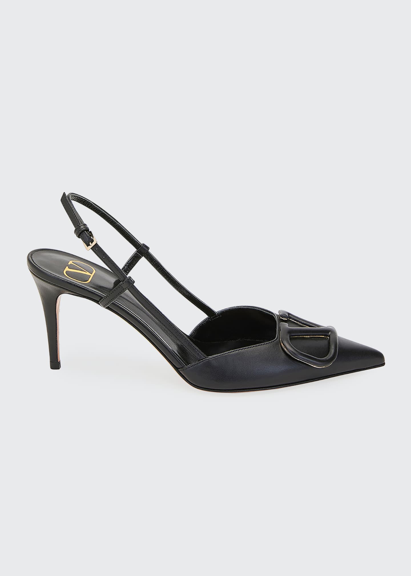 valentino garavani v logo sandals