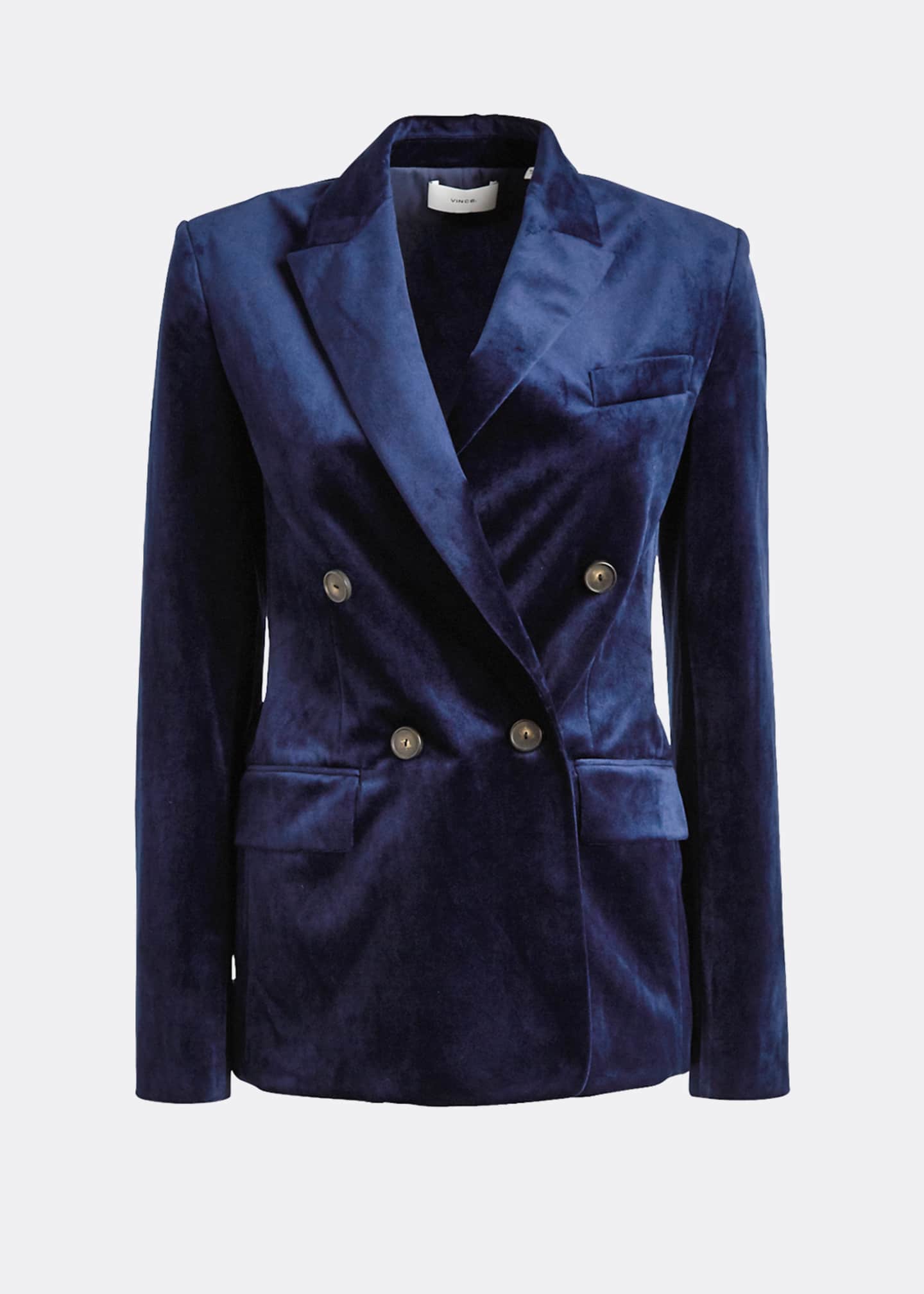Vince Double Breasted Velvet Blazer Bergdorf Goodman
