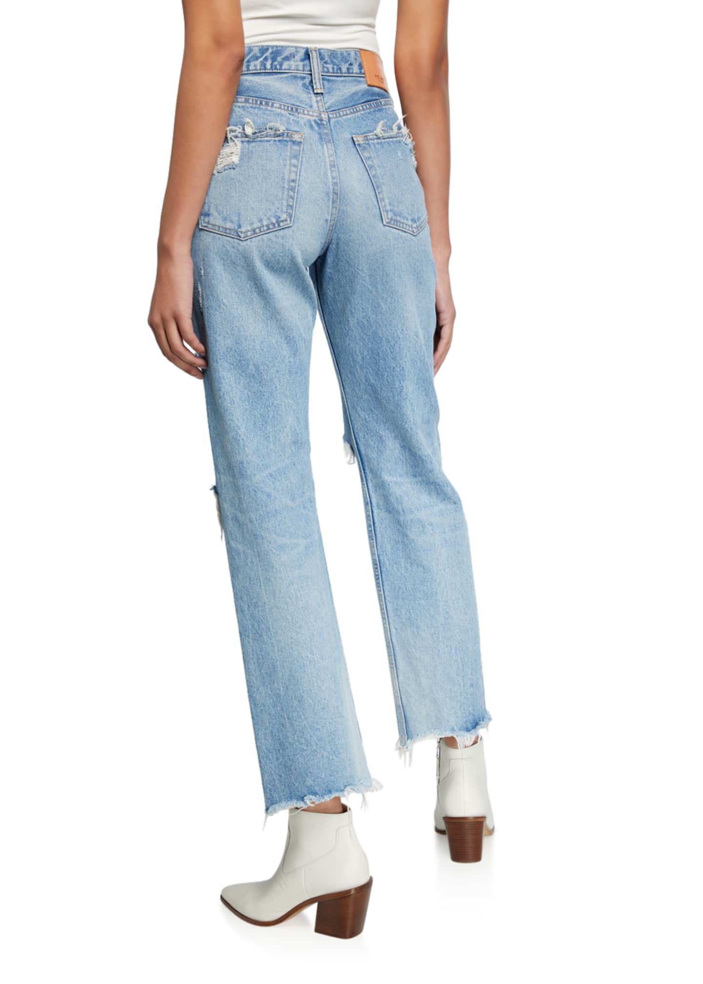 moussy vintage odessa wide straight leg jeans