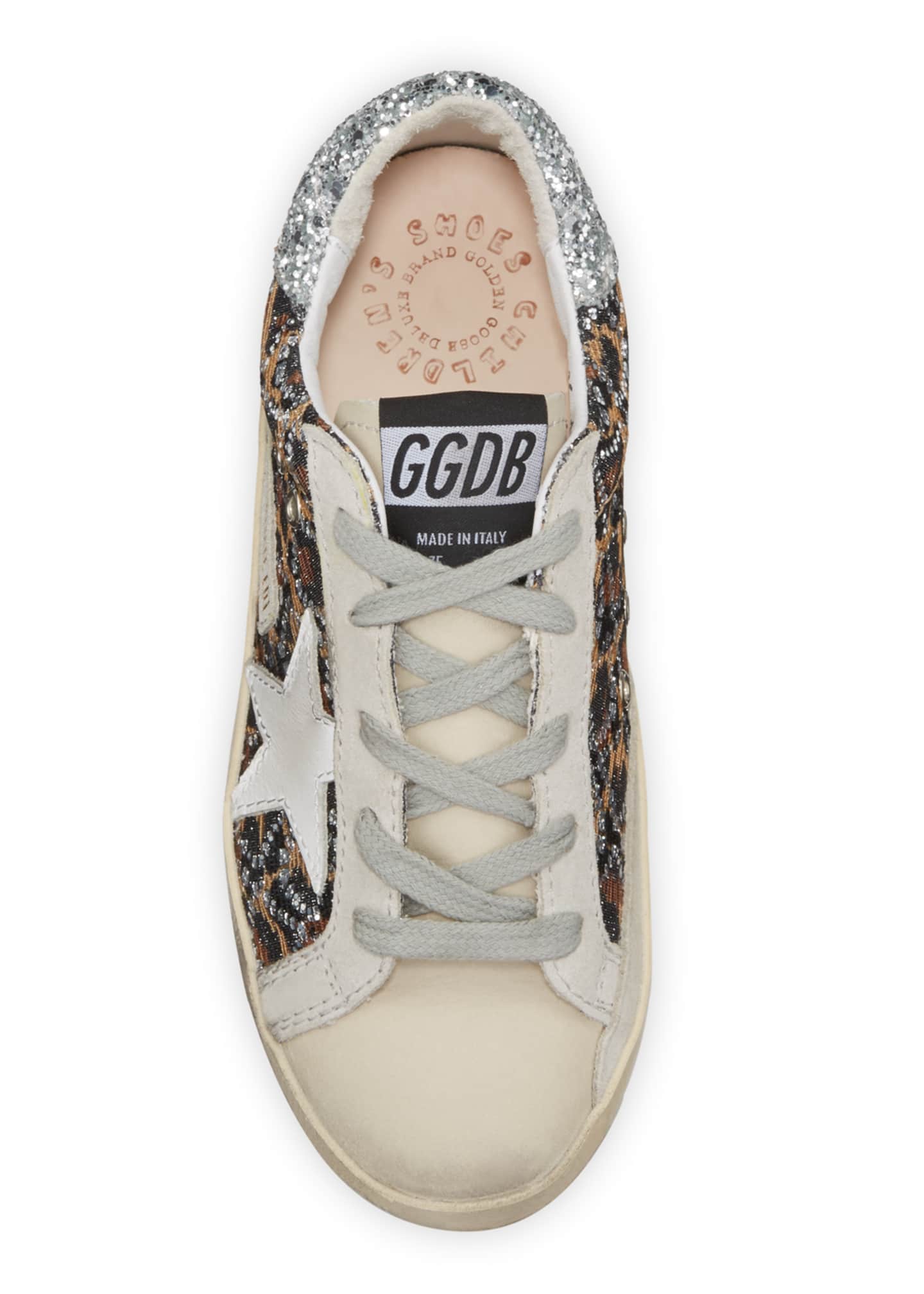 Golden Goose Superstar Leopard Embellished Sneakers, Toddler/Kids - Bergdorf Goodman
