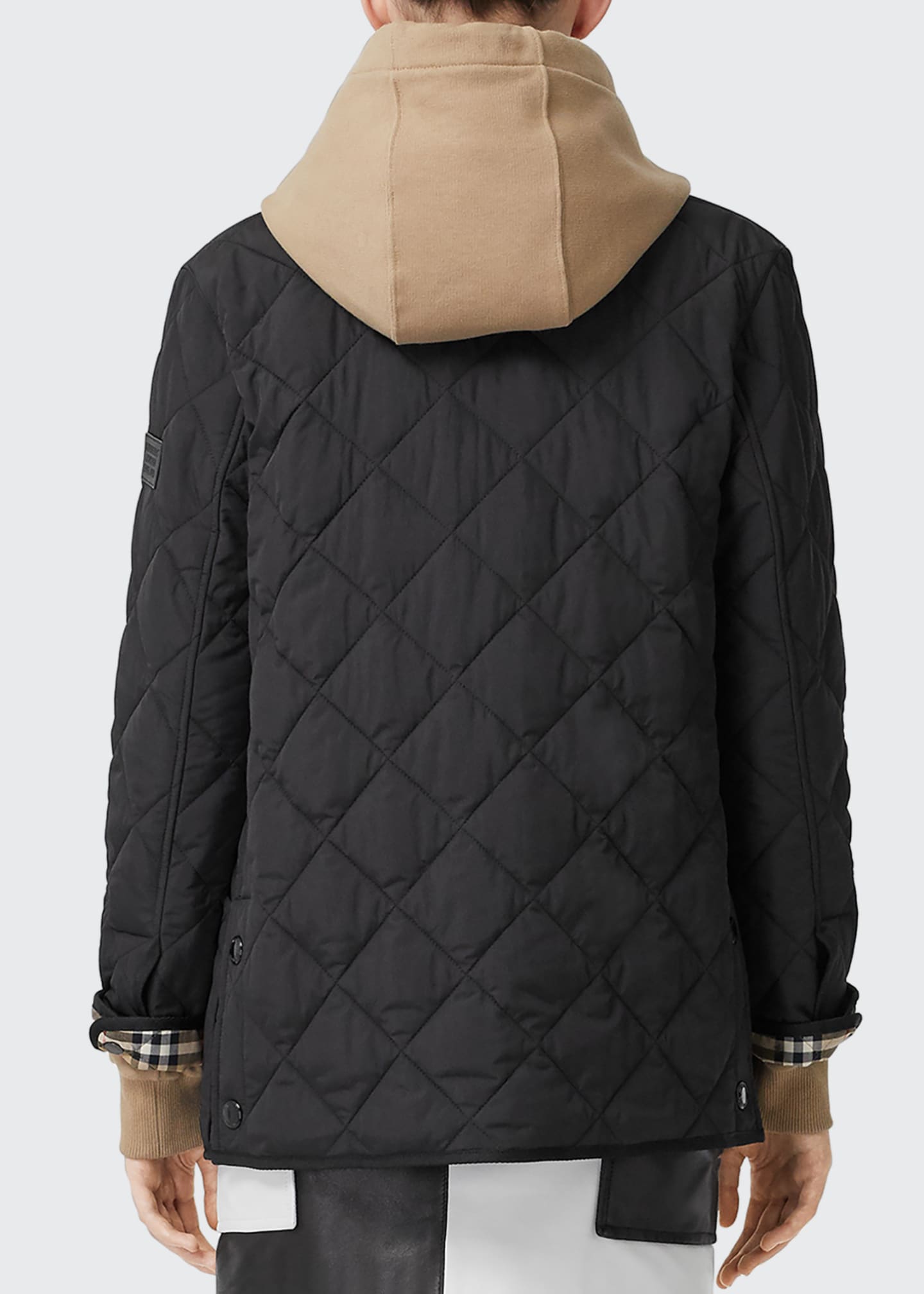 Burberry Cotswold Quilted Barn Jacket, Black - Bergdorf Goodman