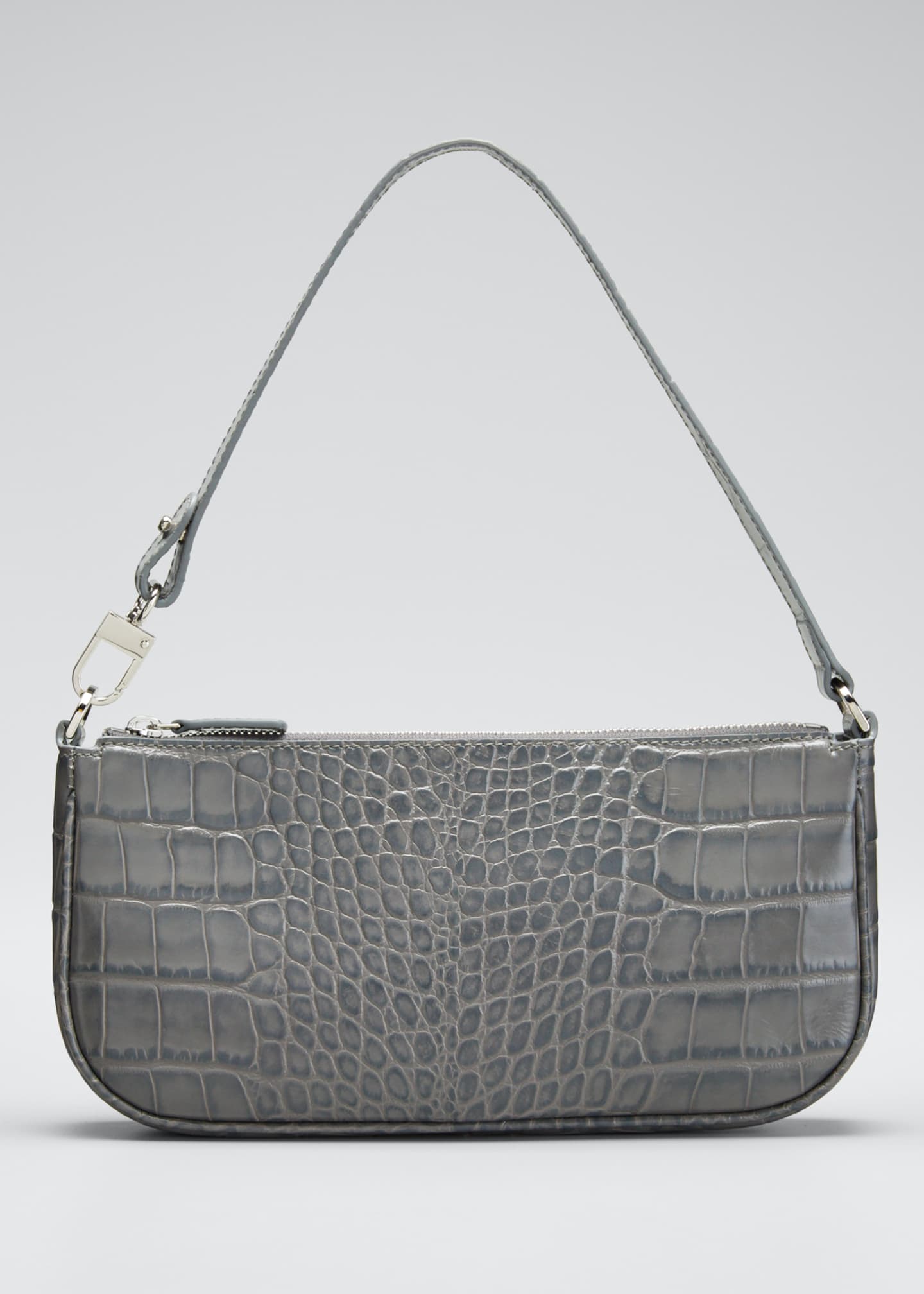 grey croc bag