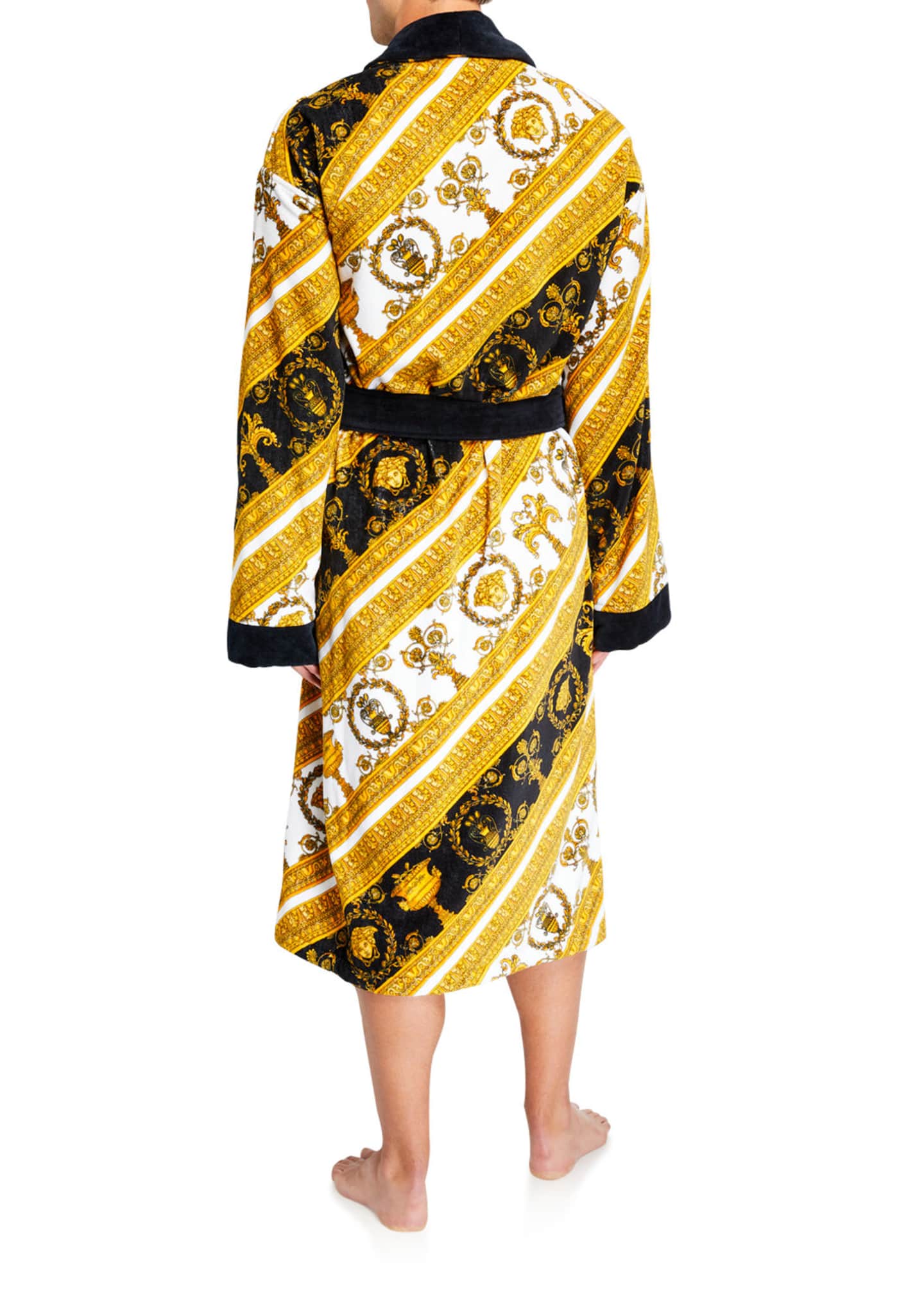 Versace I Heart Baroque Bathrobe Bergdorf Goodman