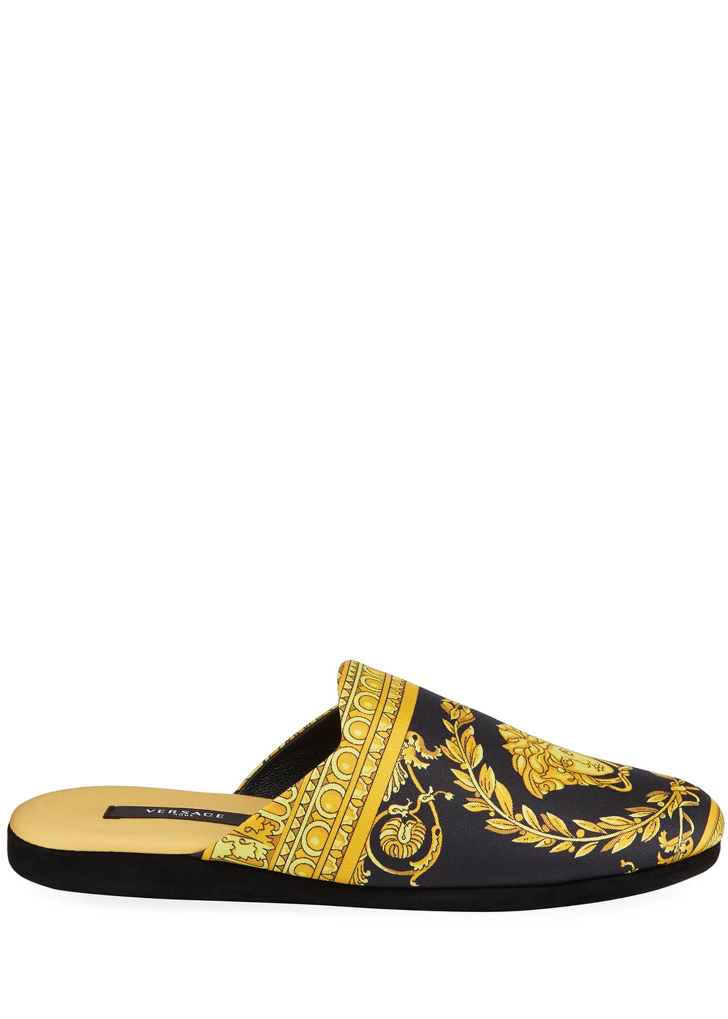 versace robe and slippers