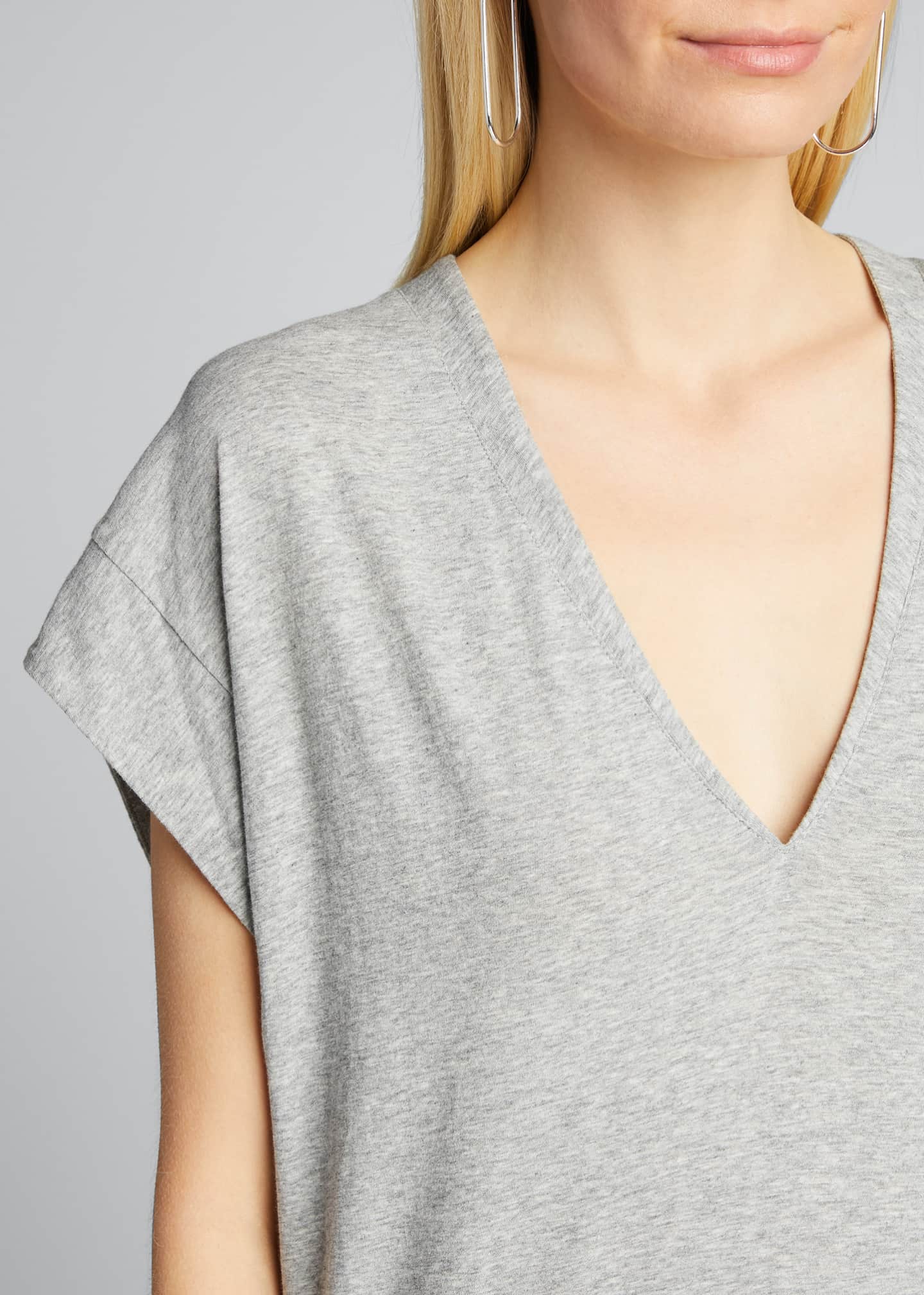 frame le mid rise v tee