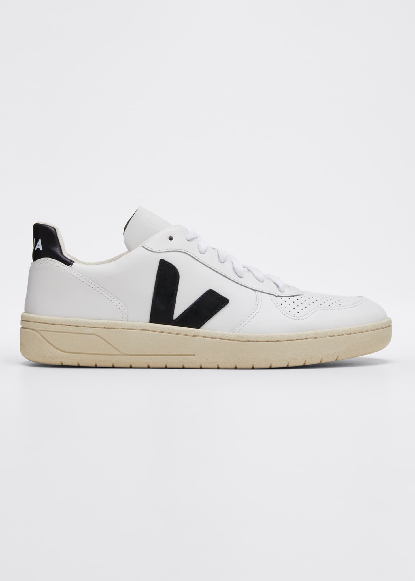 VEJA V10 Leather Sneakers - Bergdorf Goodman