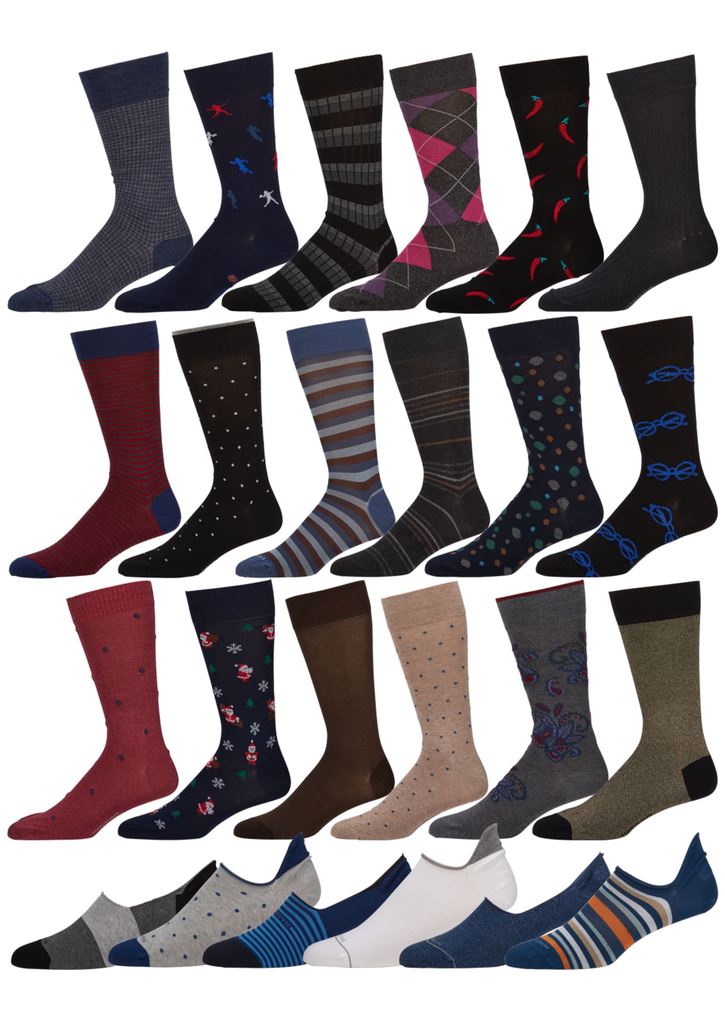 Marcoliani Men's Advent Calendar of Socks Gift Set Bergdorf Goodman