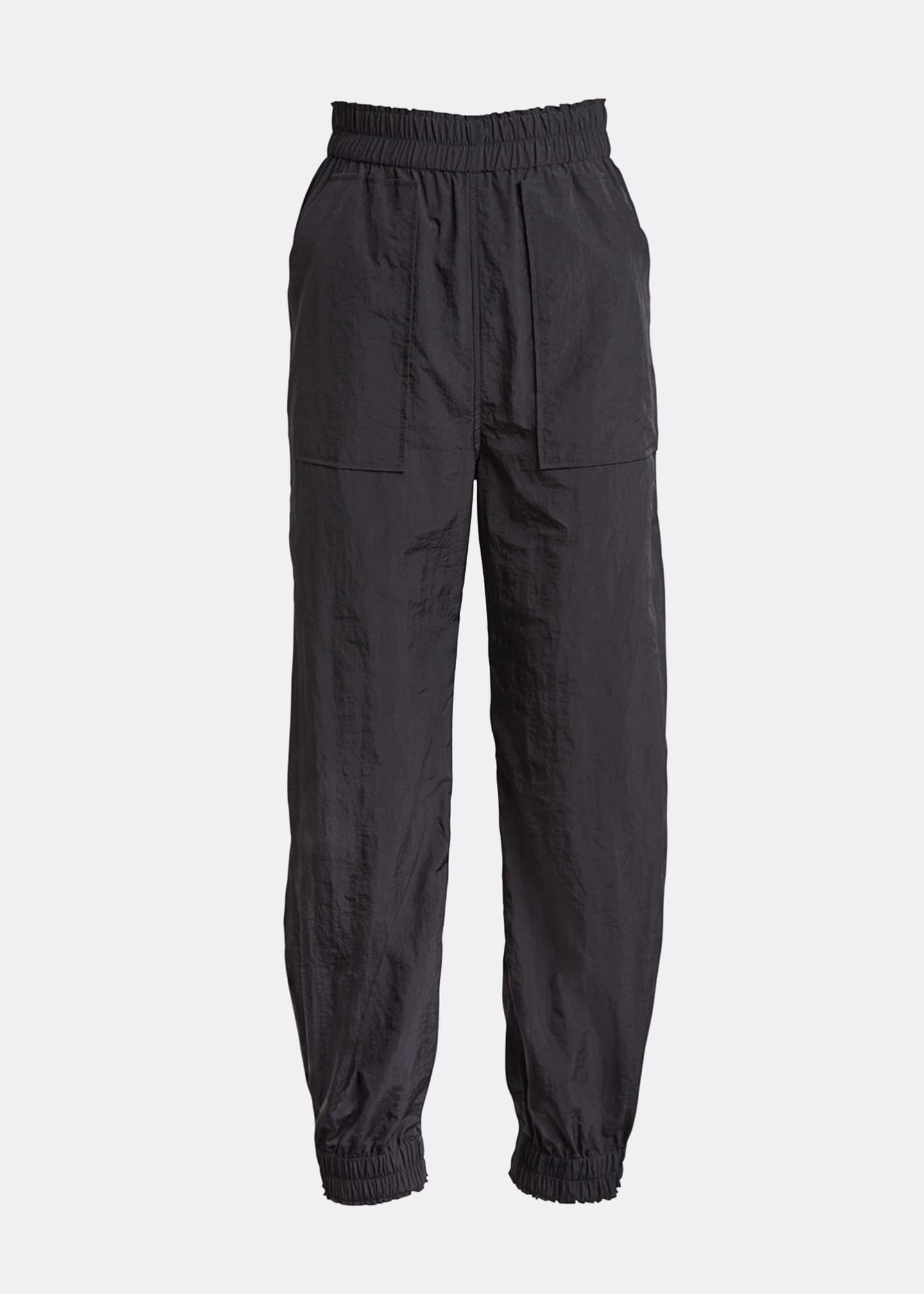 Ganni HighWaist Tech Jogger Pants Bergdorf Goodman