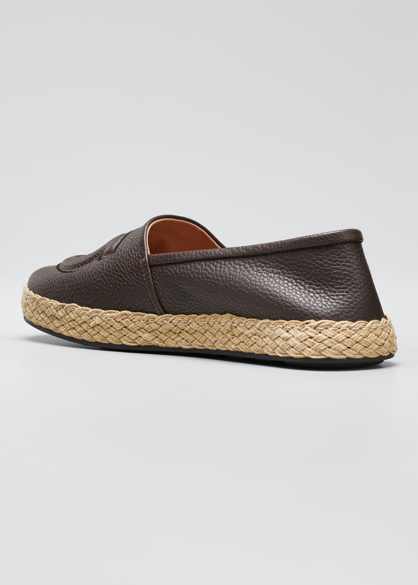 Salvatore Ferragamo Men s Summer Gancio Leather Espadrilles Bergdorf Goodman