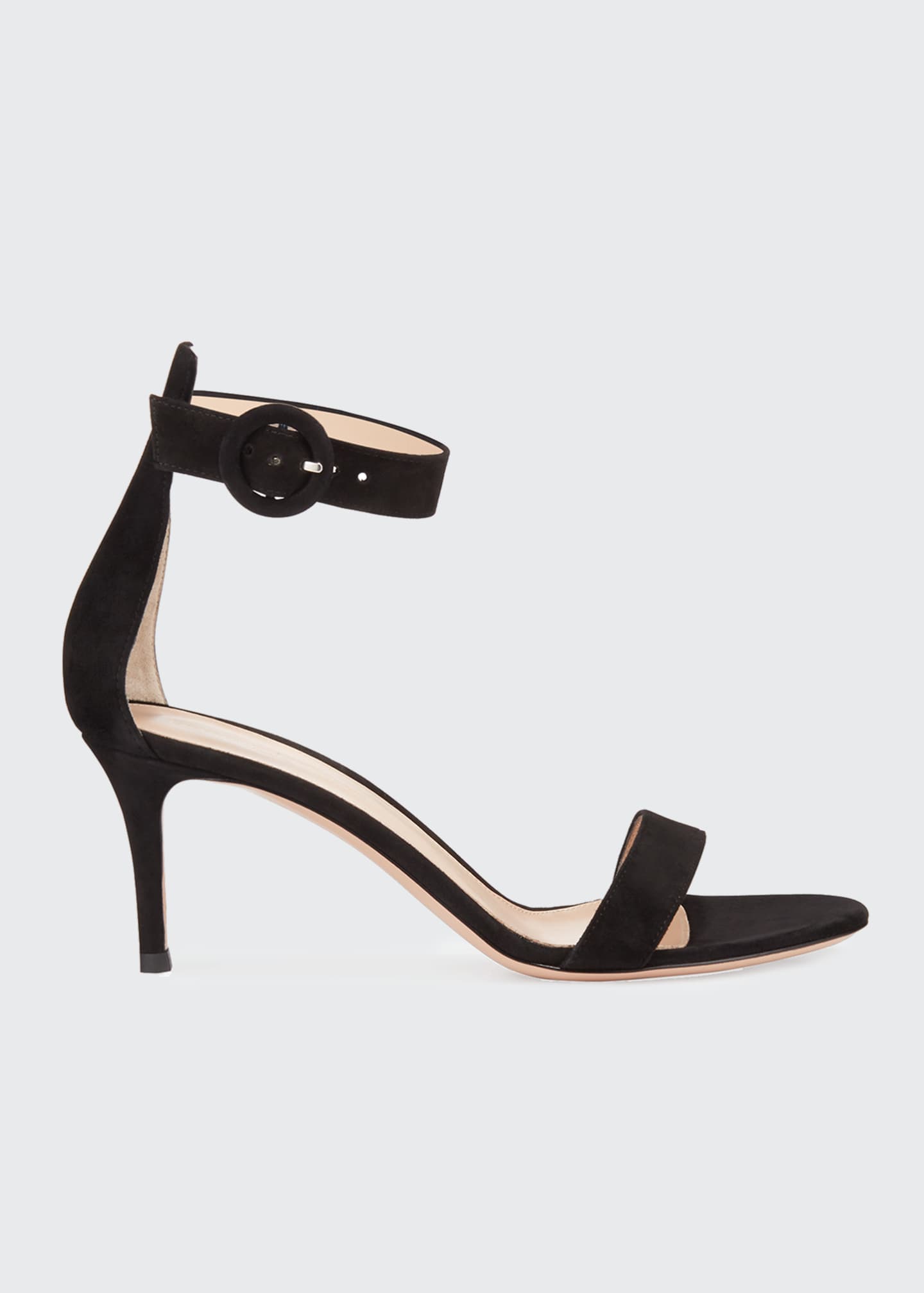 gianvito rossi portofino 70 suede sandals