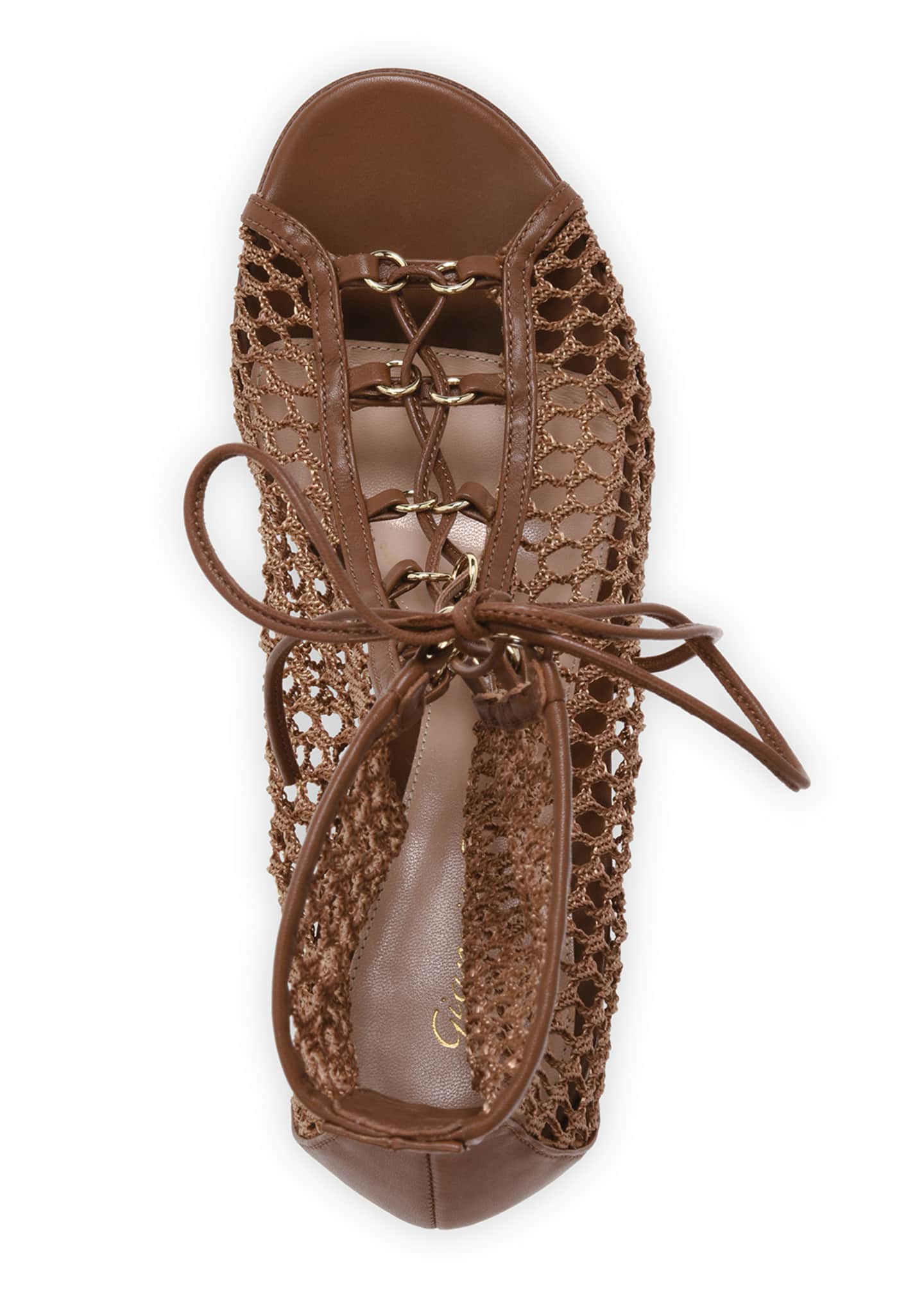 gianvito rossi fishnet boot