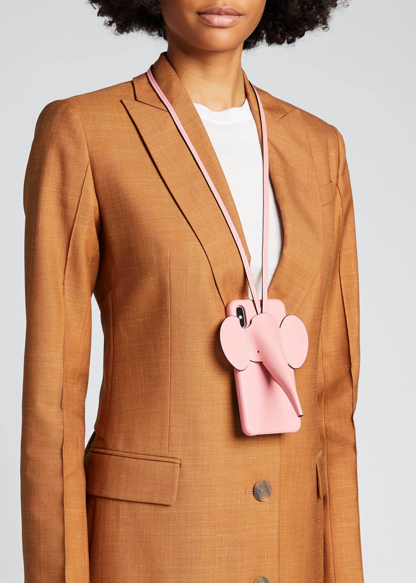 Loewe Phone Case
 Loewe Elephant Crossbody Phone Case for iPhone XS Bergdorf Goodman