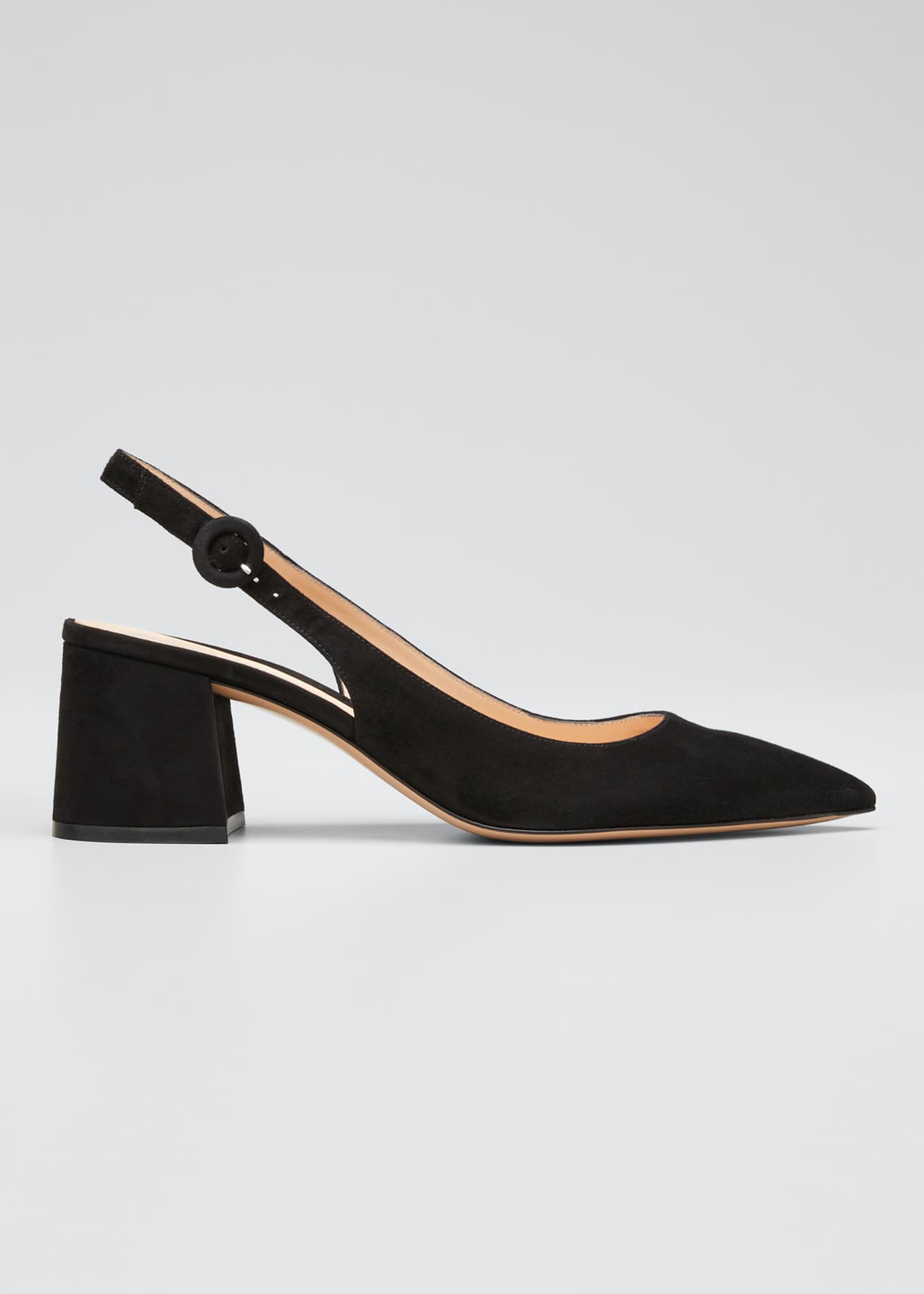 gianvito rossi block heel pumps