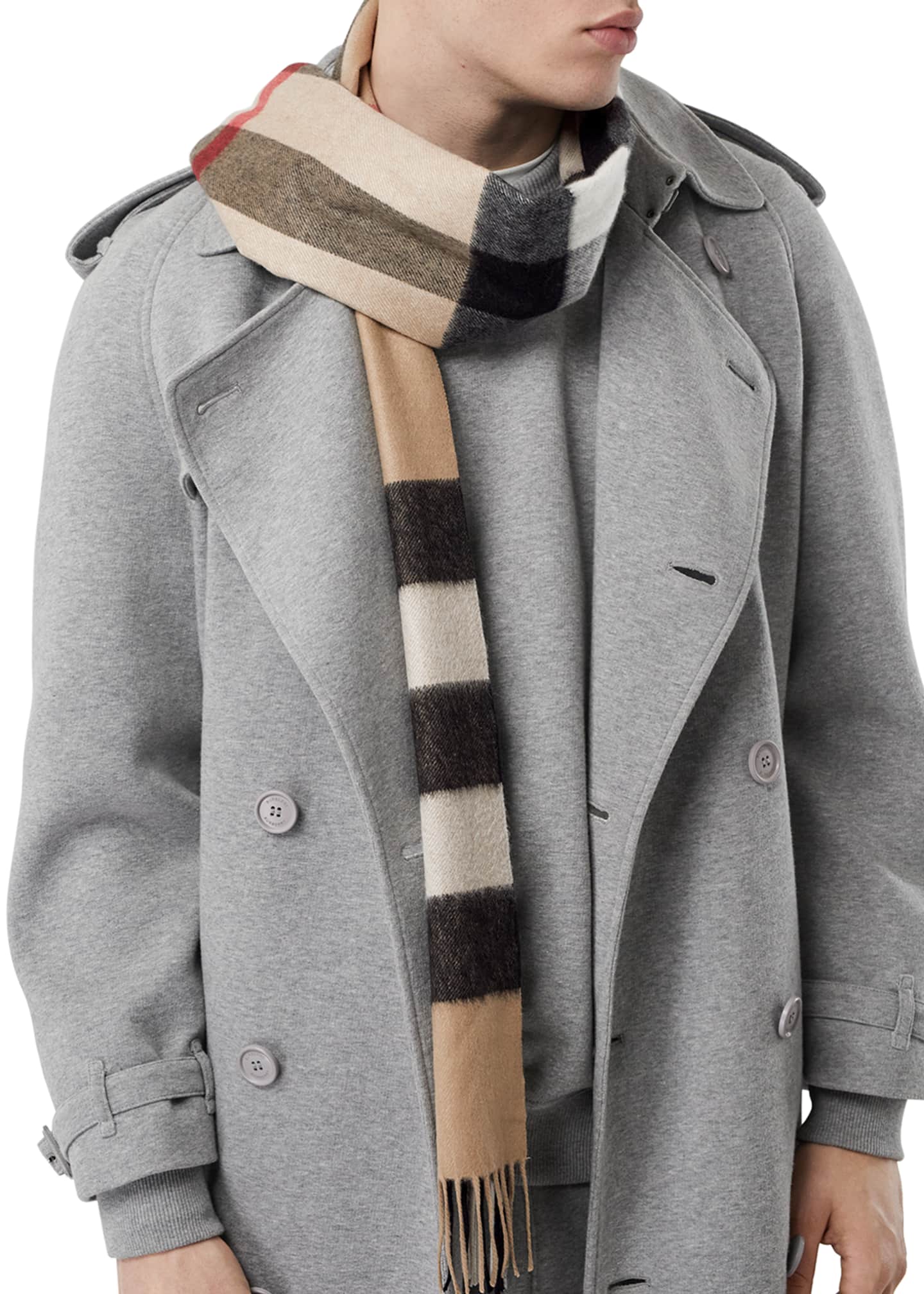 Mens Burberry Cashmere Scarf Sale