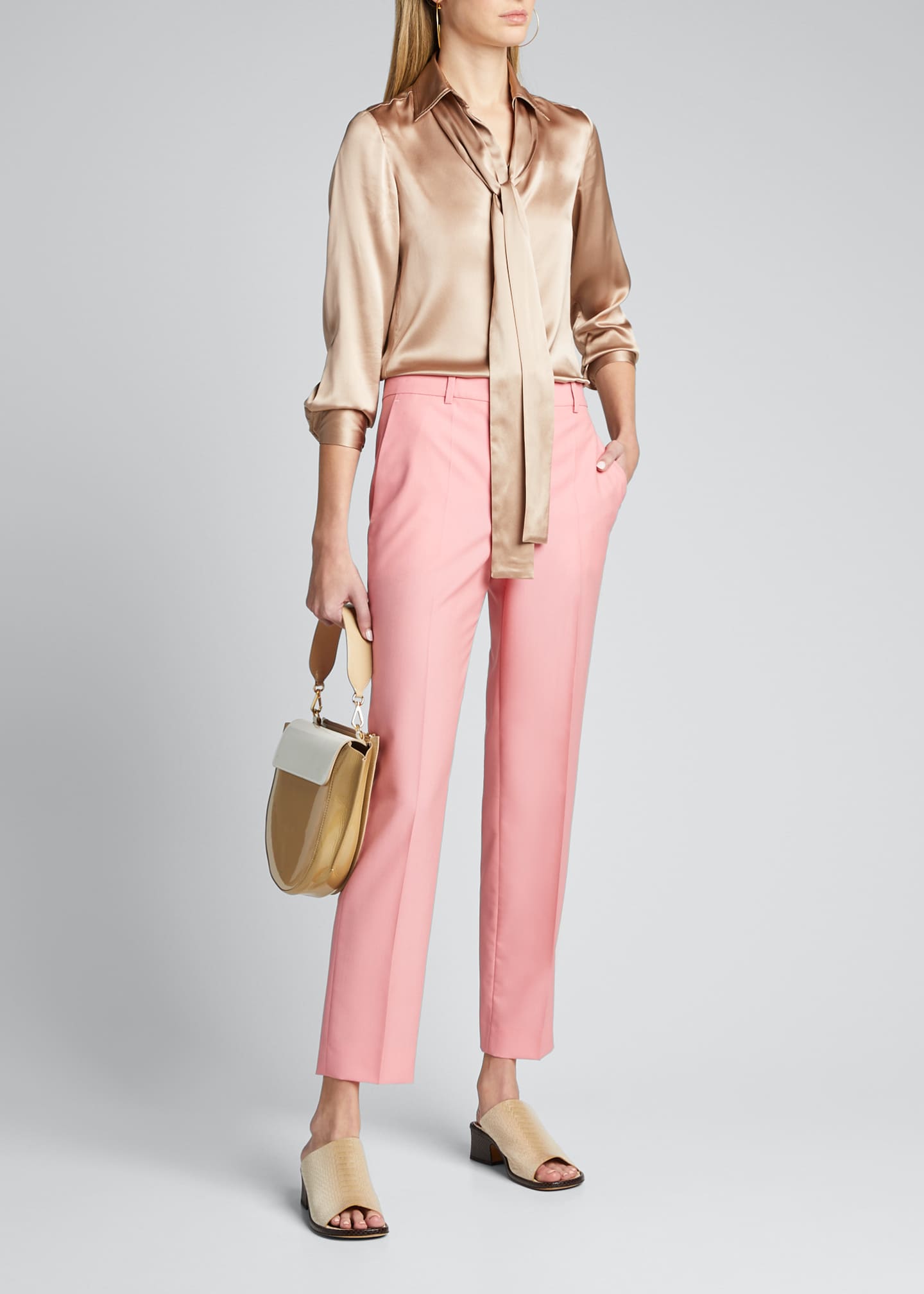 wool cigarette trousers