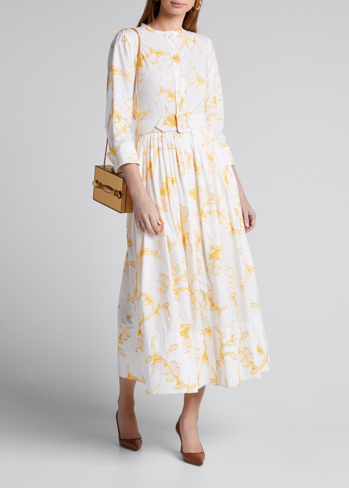 oscar de la renta shirt dress