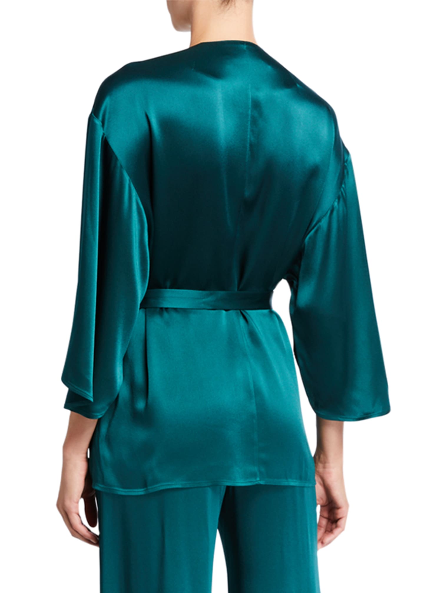 belted kimono top