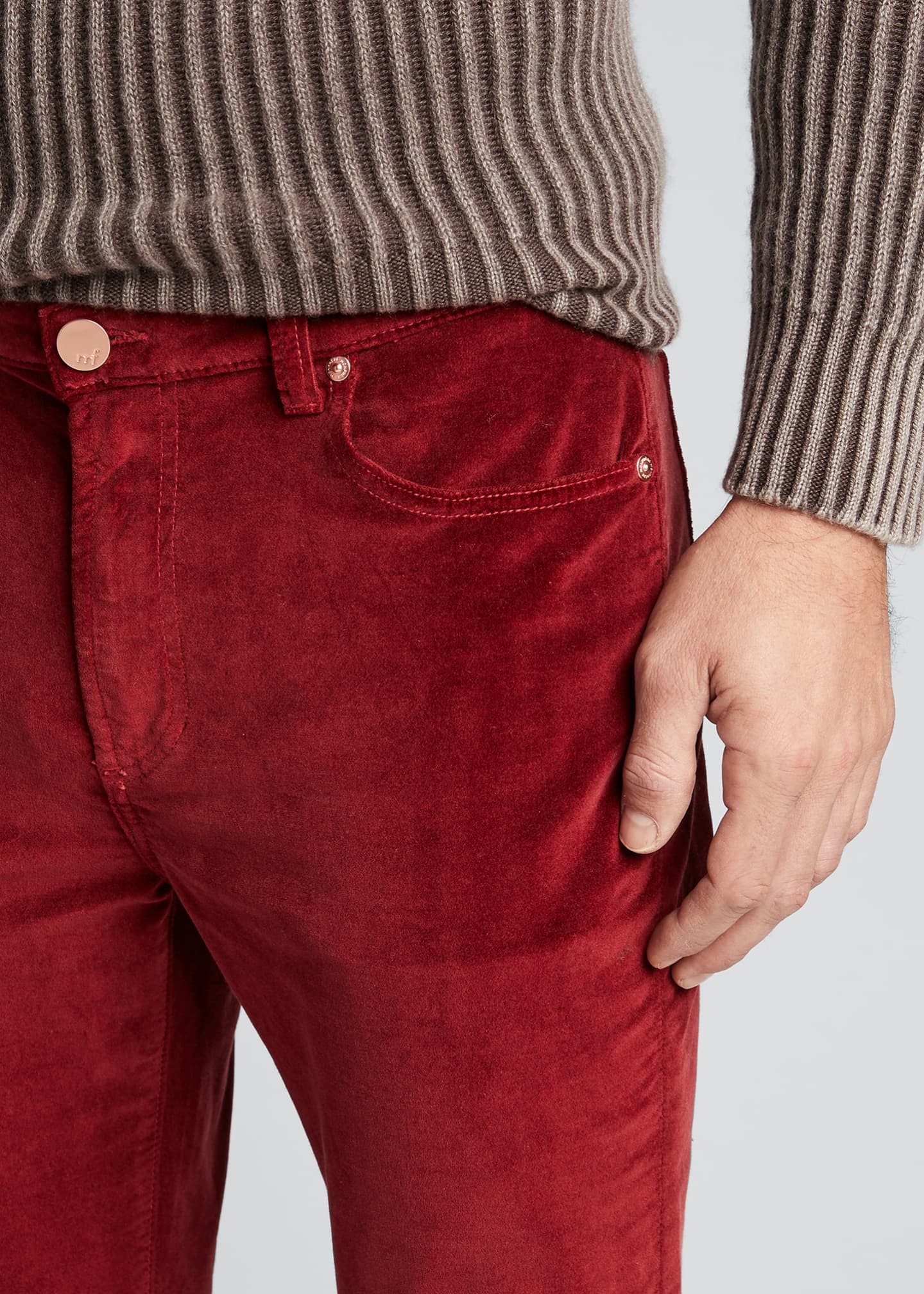 monfrere Men's Brando SlimFit Velvet Pants Bergdorf Goodman