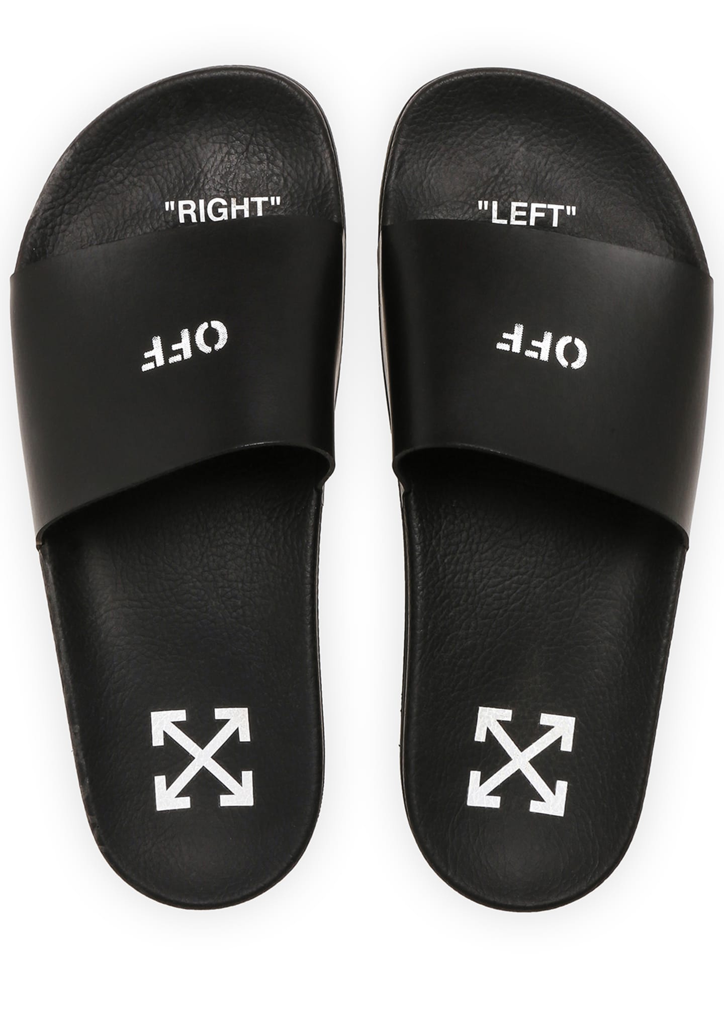 OffWhite Pool Slide Rubber Sandals Bergdorf Goodman