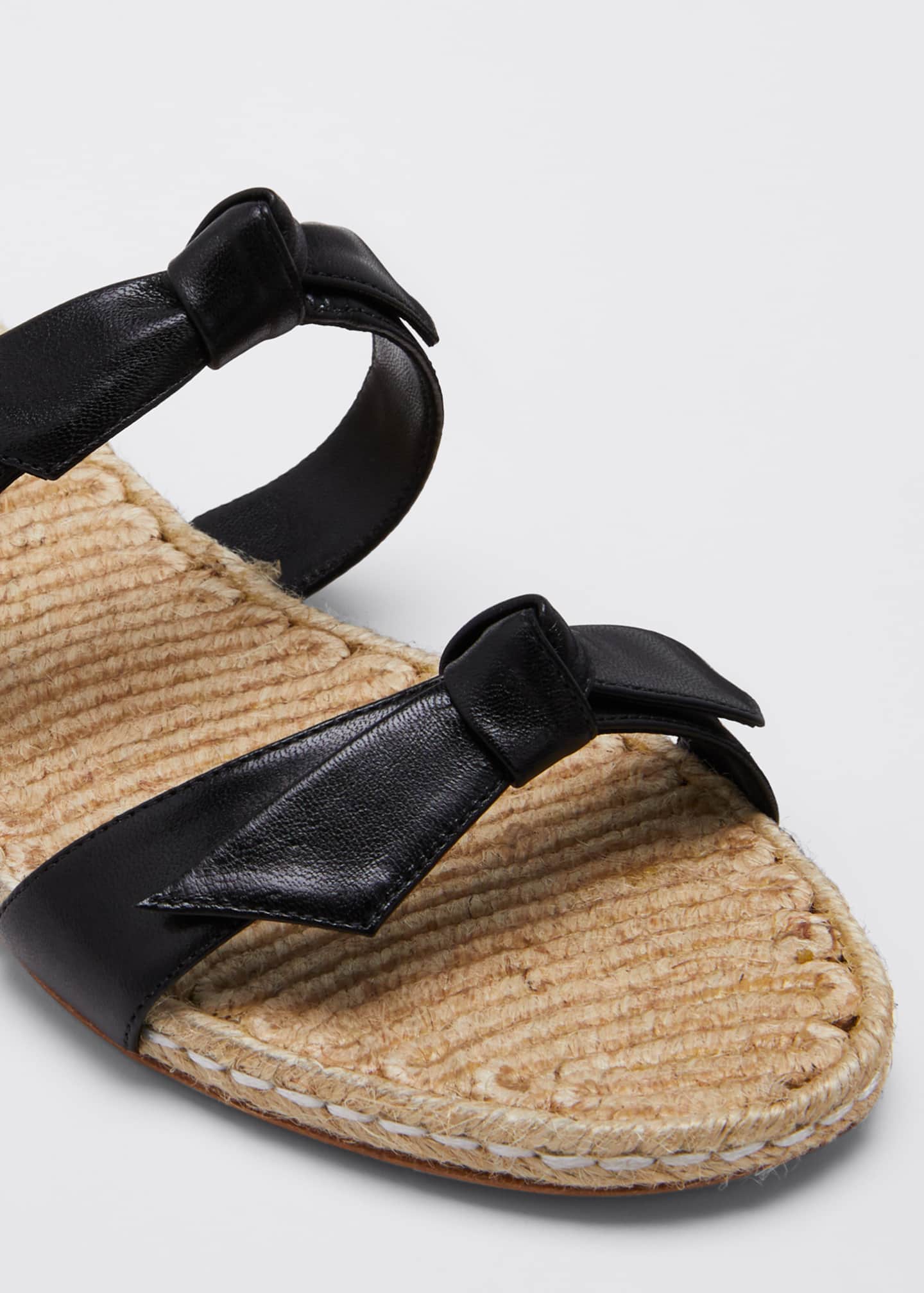 brown braided flat sandals