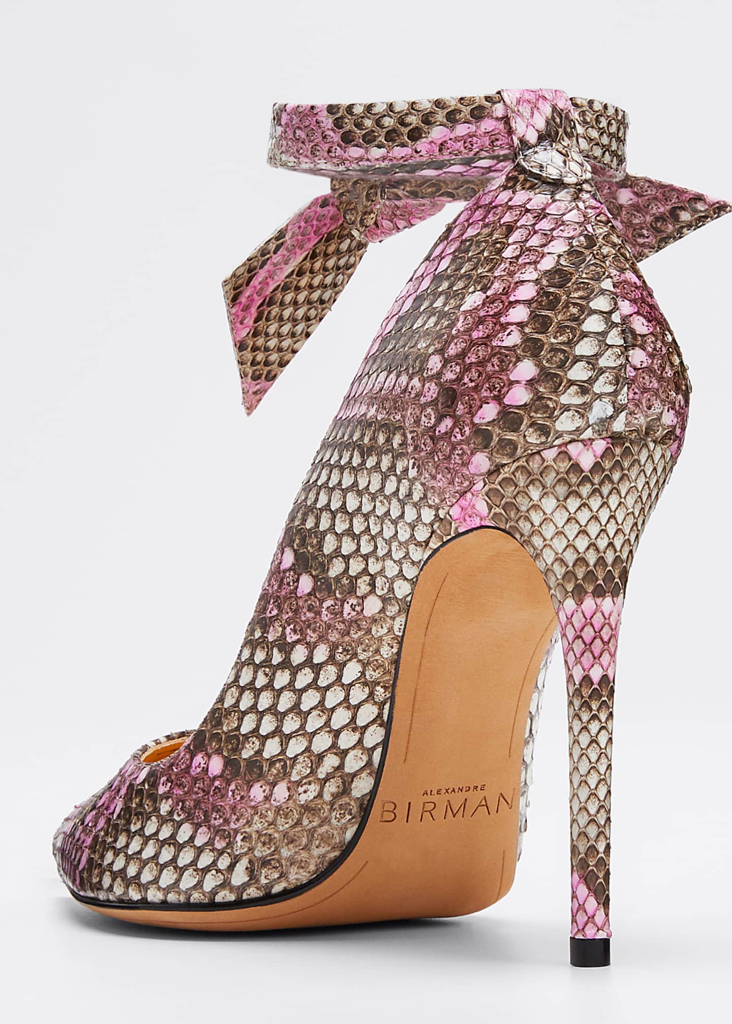 Alexandre Birman Clarita Exotic Python Pumps - Bergdorf Goodman