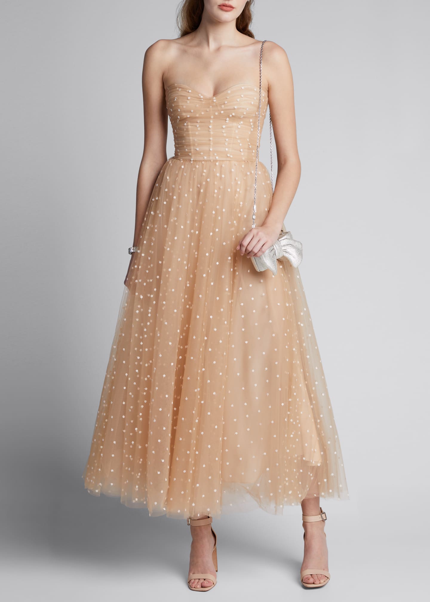 tea length tulle dress