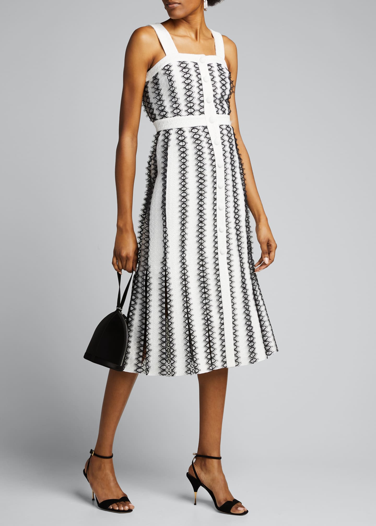 tweed dress midi