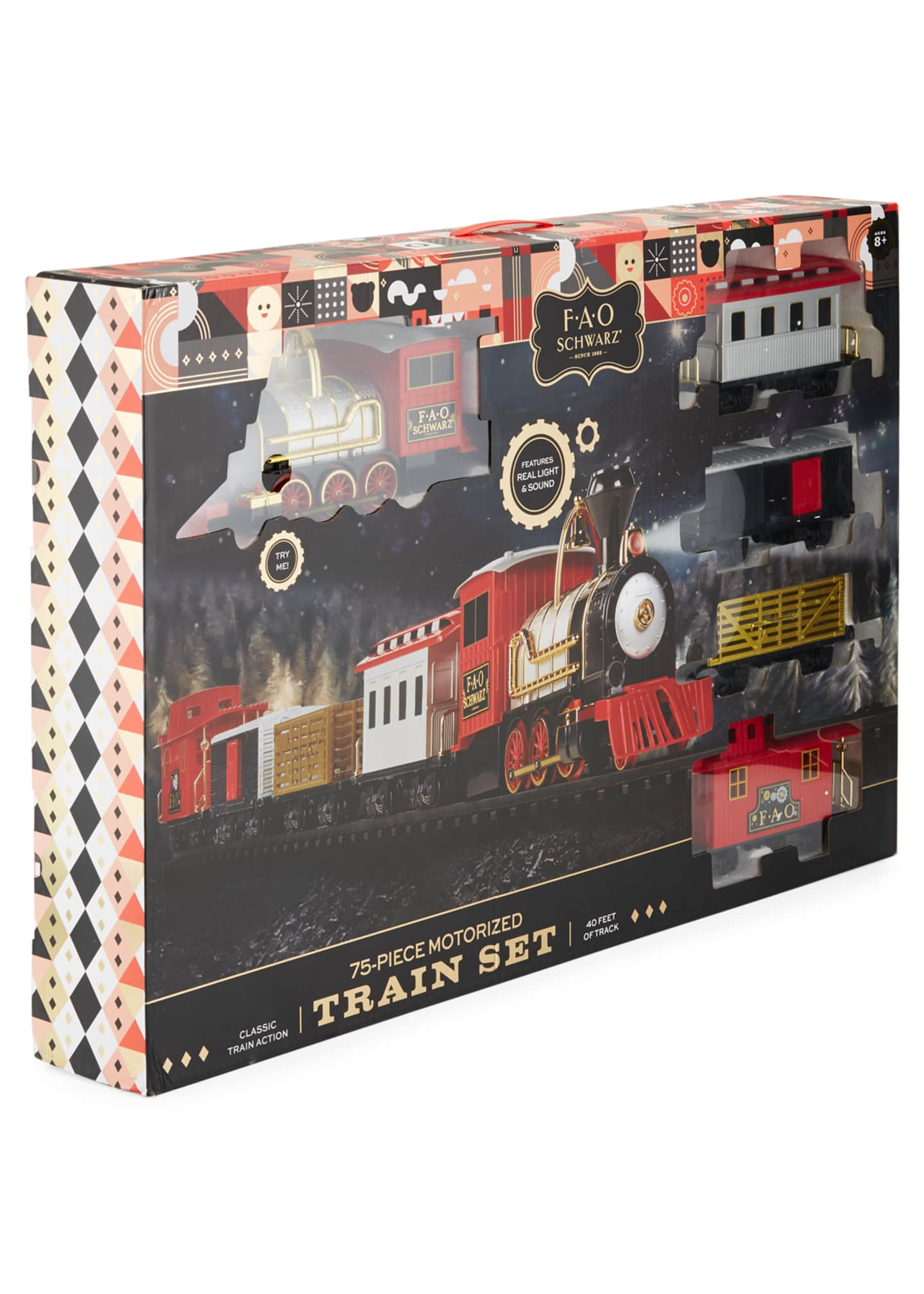 fao schwarz train set 75 piece