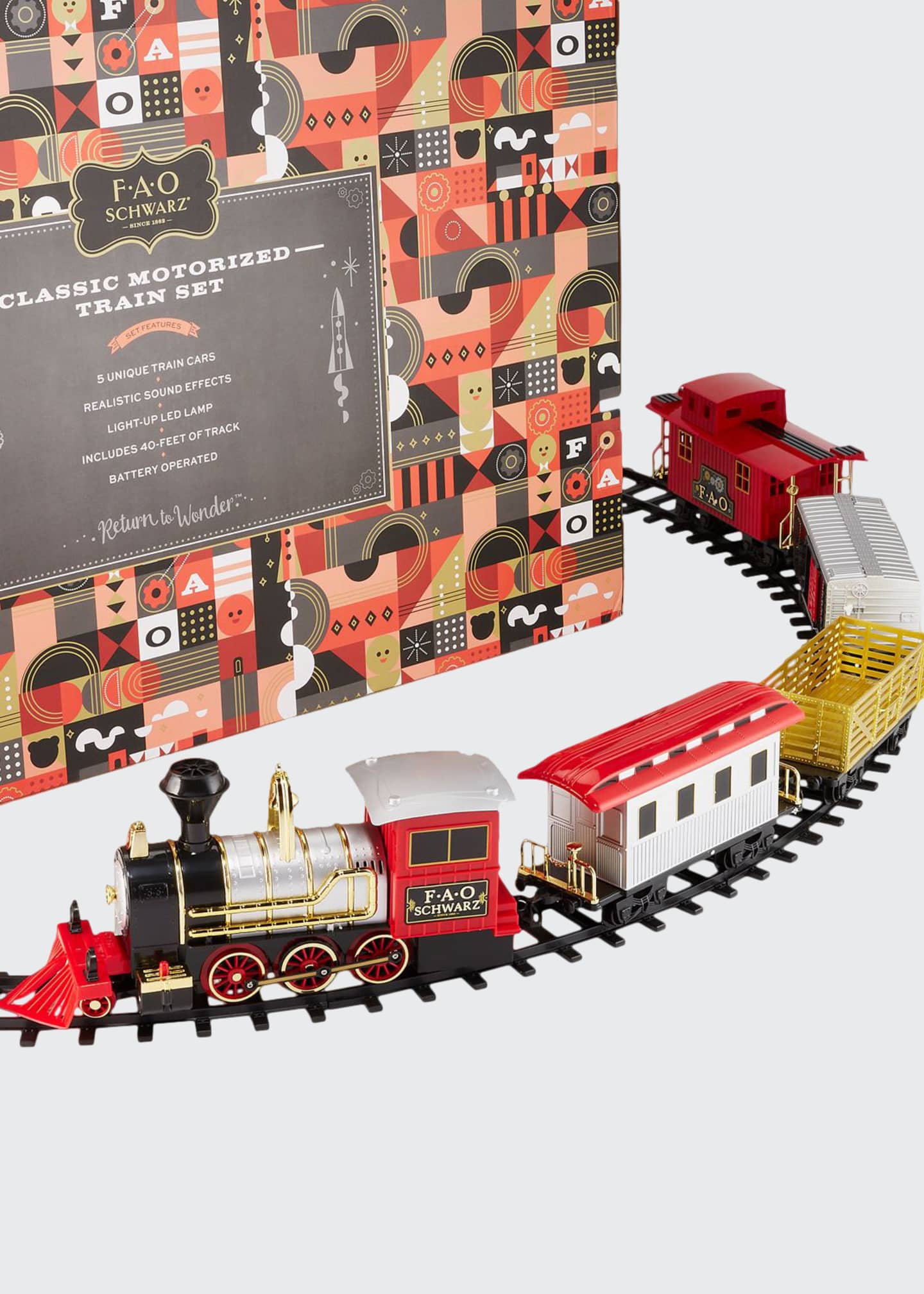 motorized train set