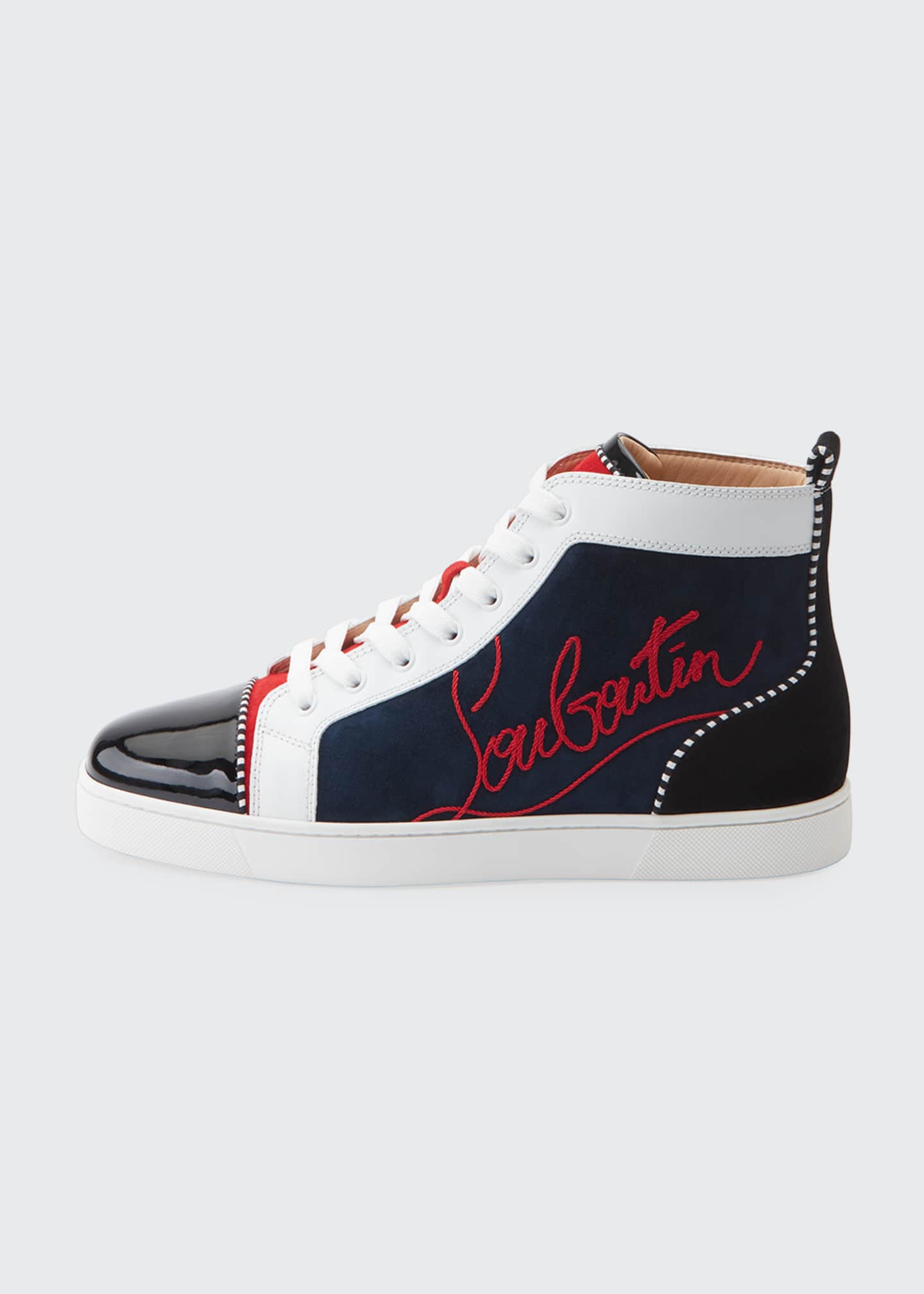 red louboutin high tops
