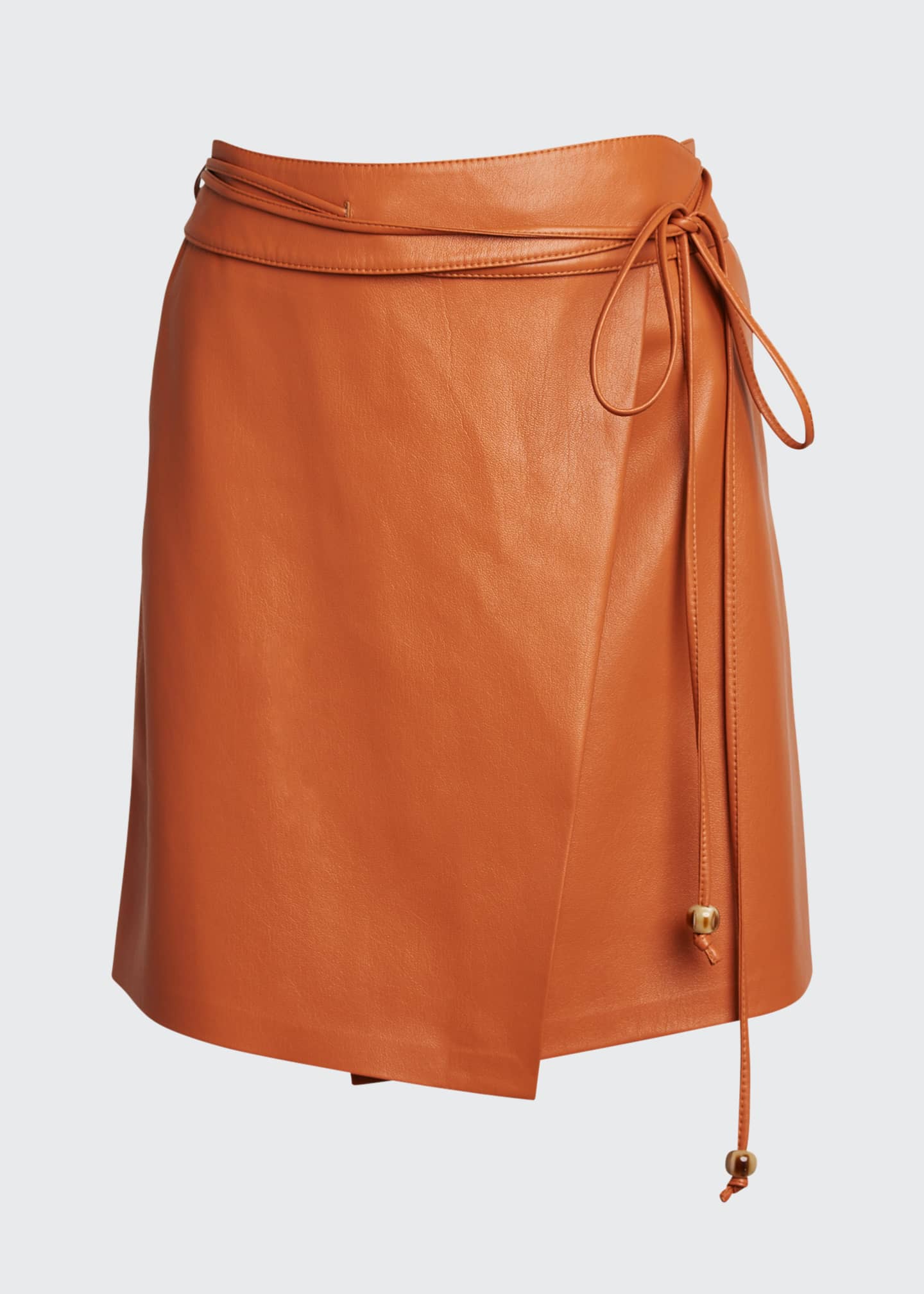Nanushka Sekoya Vegan Leather Wrap Skirt - Bergdorf Goodman