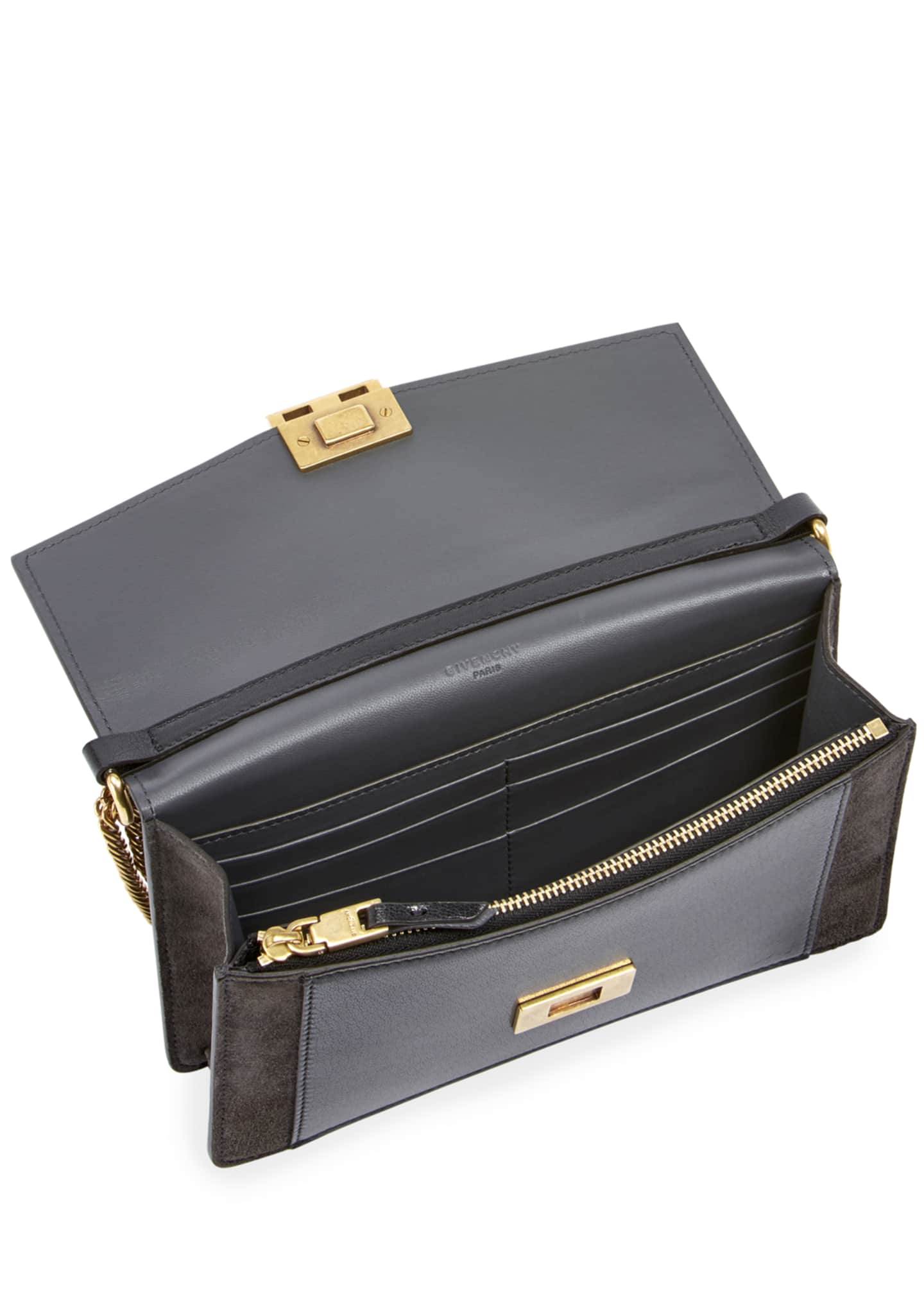 Givenchy GV3 Chain Shoulder Wallet Bergdorf Goodman