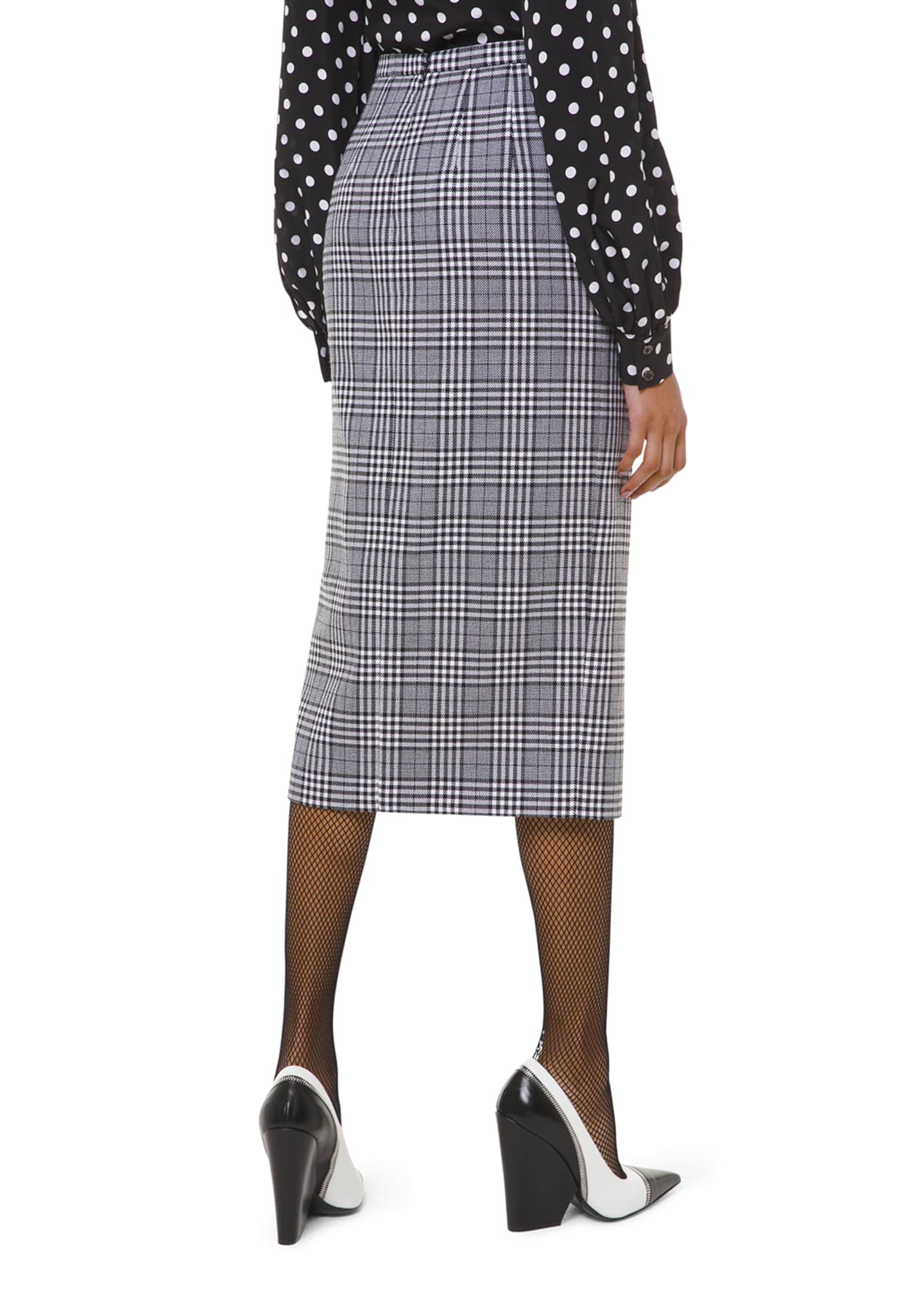 michael kors plaid skirt
