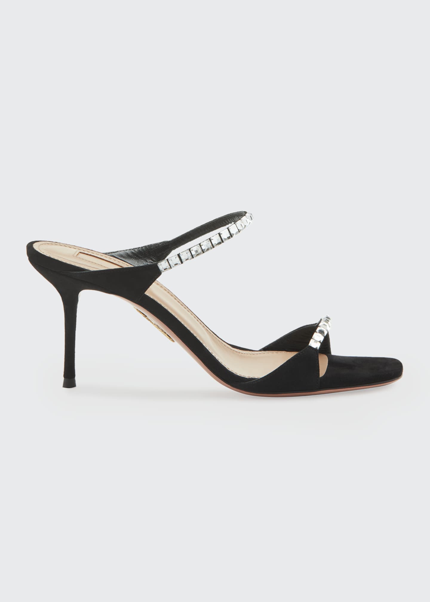 diamante slip on sandals