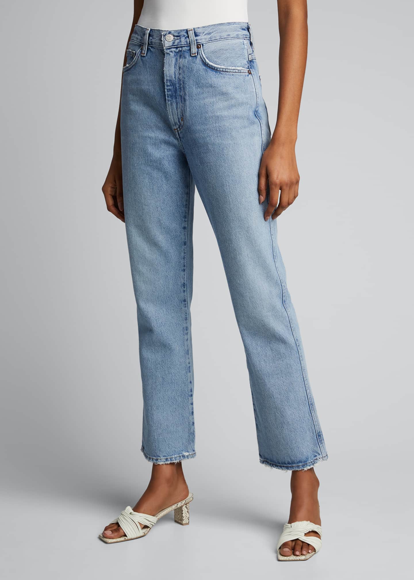 agolde pinch waist skinny jeans